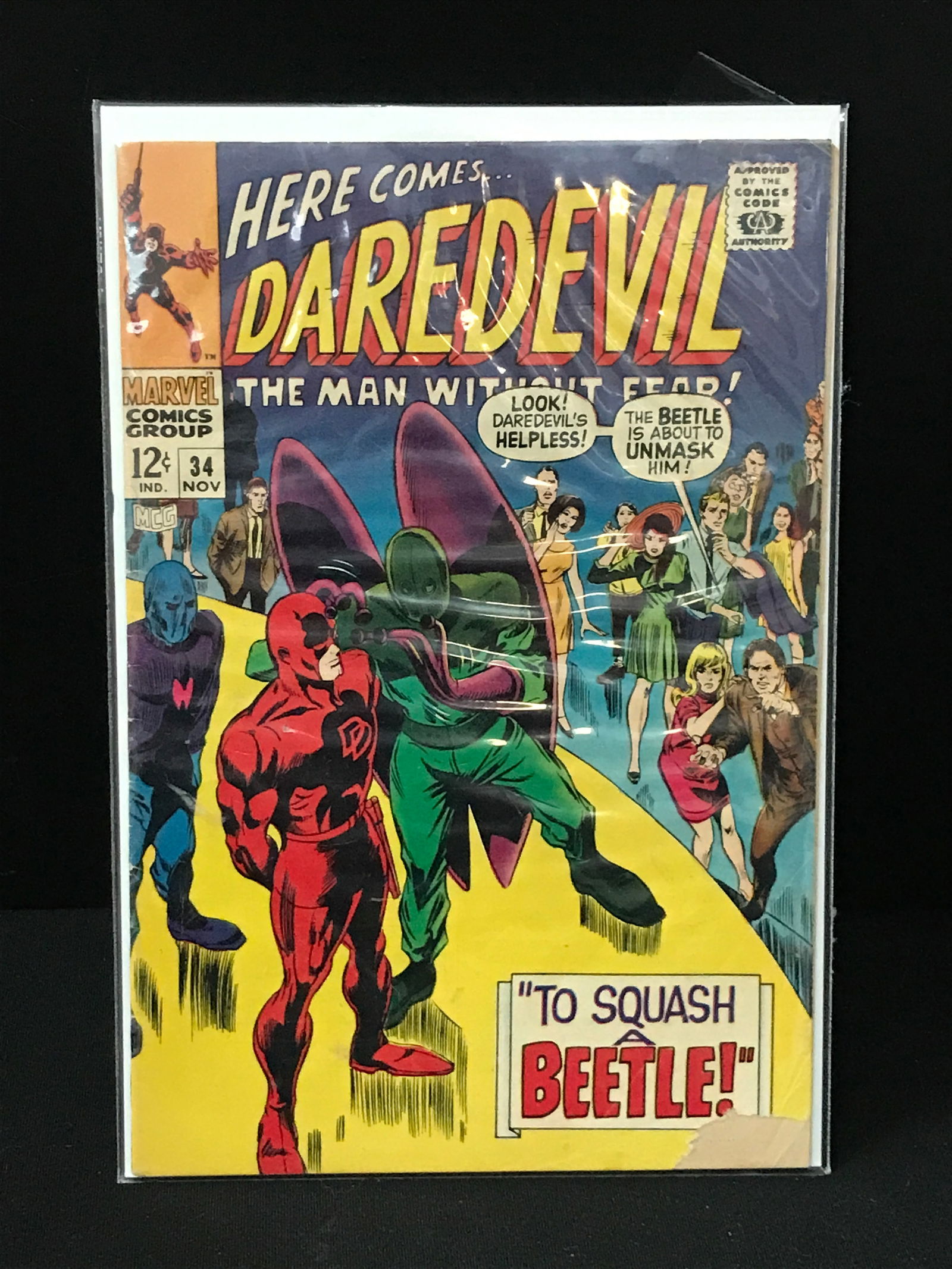 MARVEL COMICS NO.34 DAREDEVIL (1 of 1)