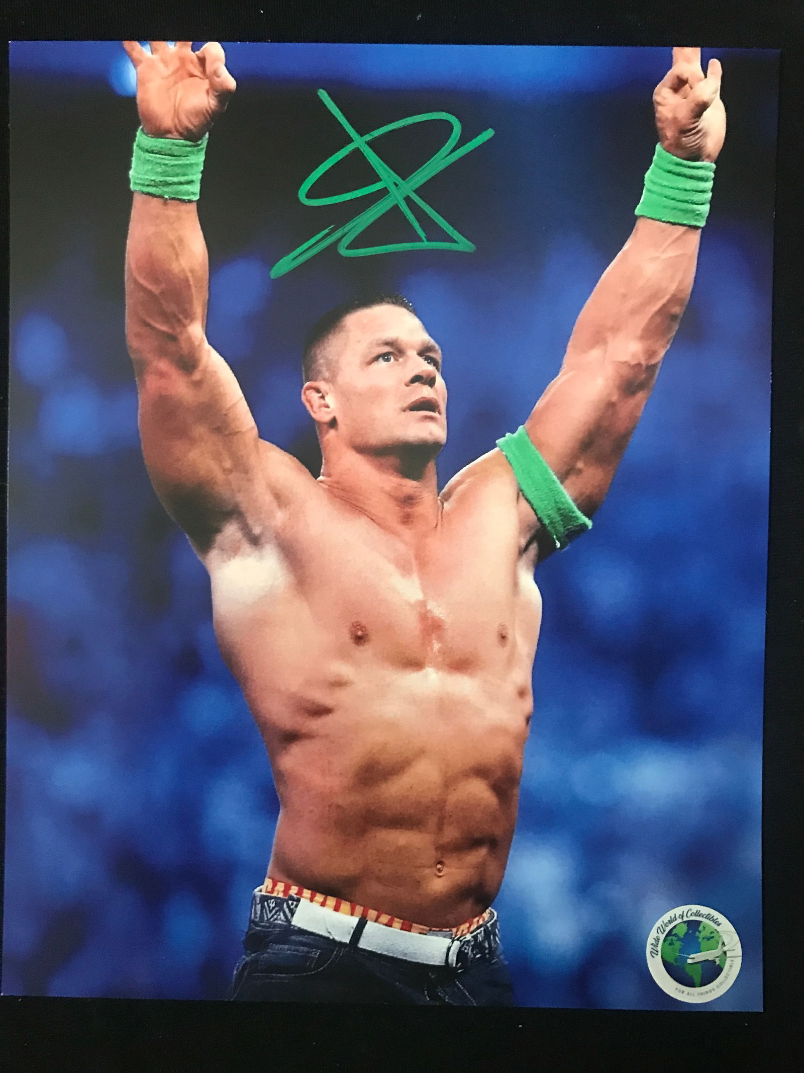 JOHN CENA SIGNED 8X10 PHOTO WWOC COA (1 of 1)