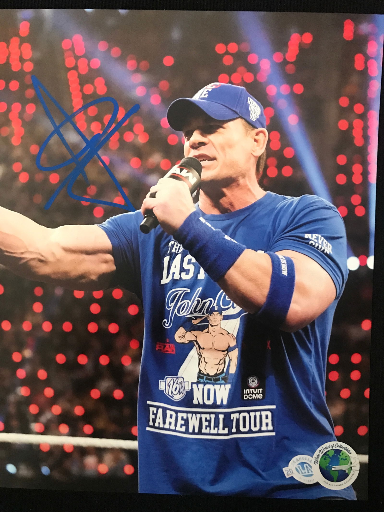 JOHN CENA SIGNED 8X10 PHOTO WWOC COA (1 of 1)