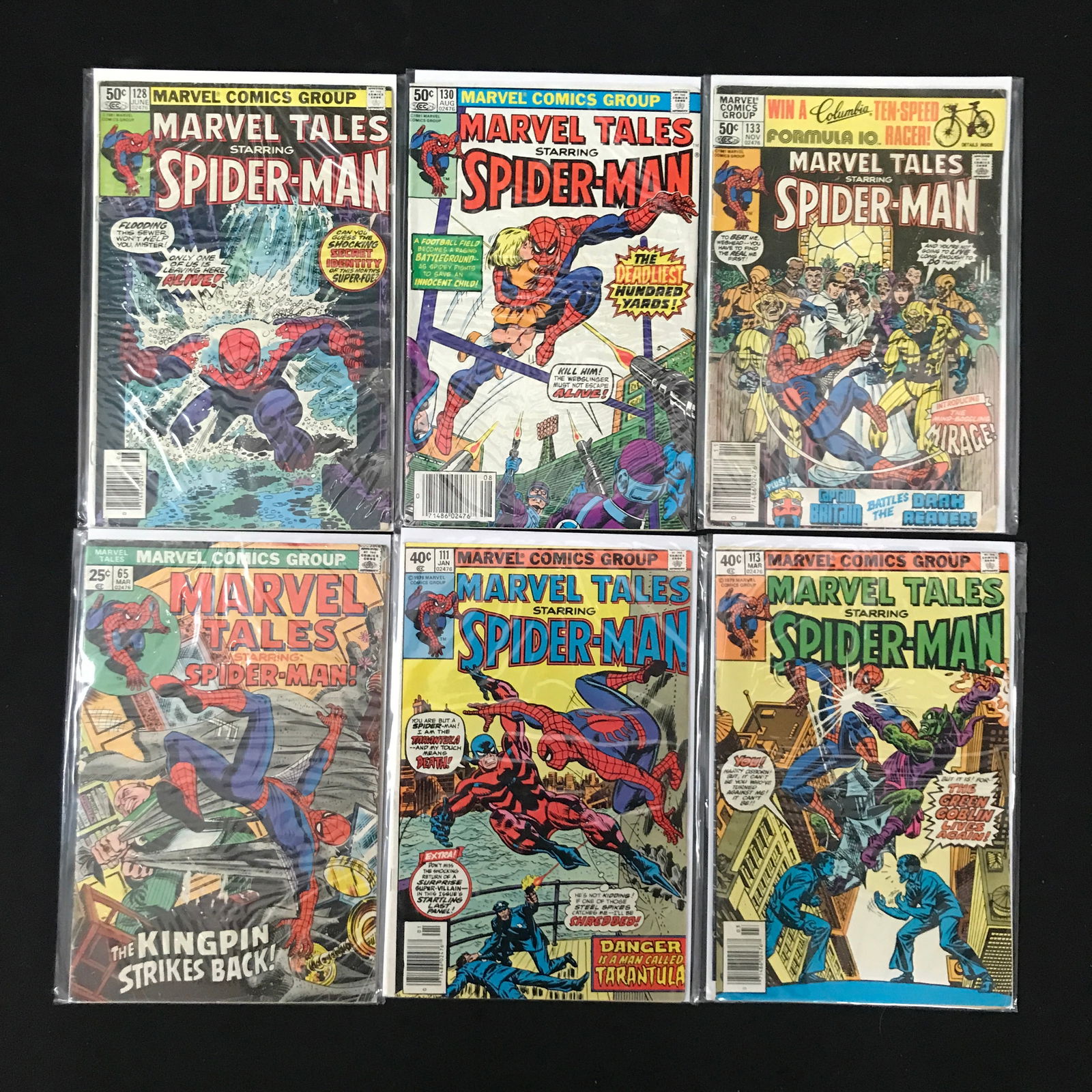 LOT OF 6 SPIDERMAN COMICS (MARVEL COMICS) (1 of 1)