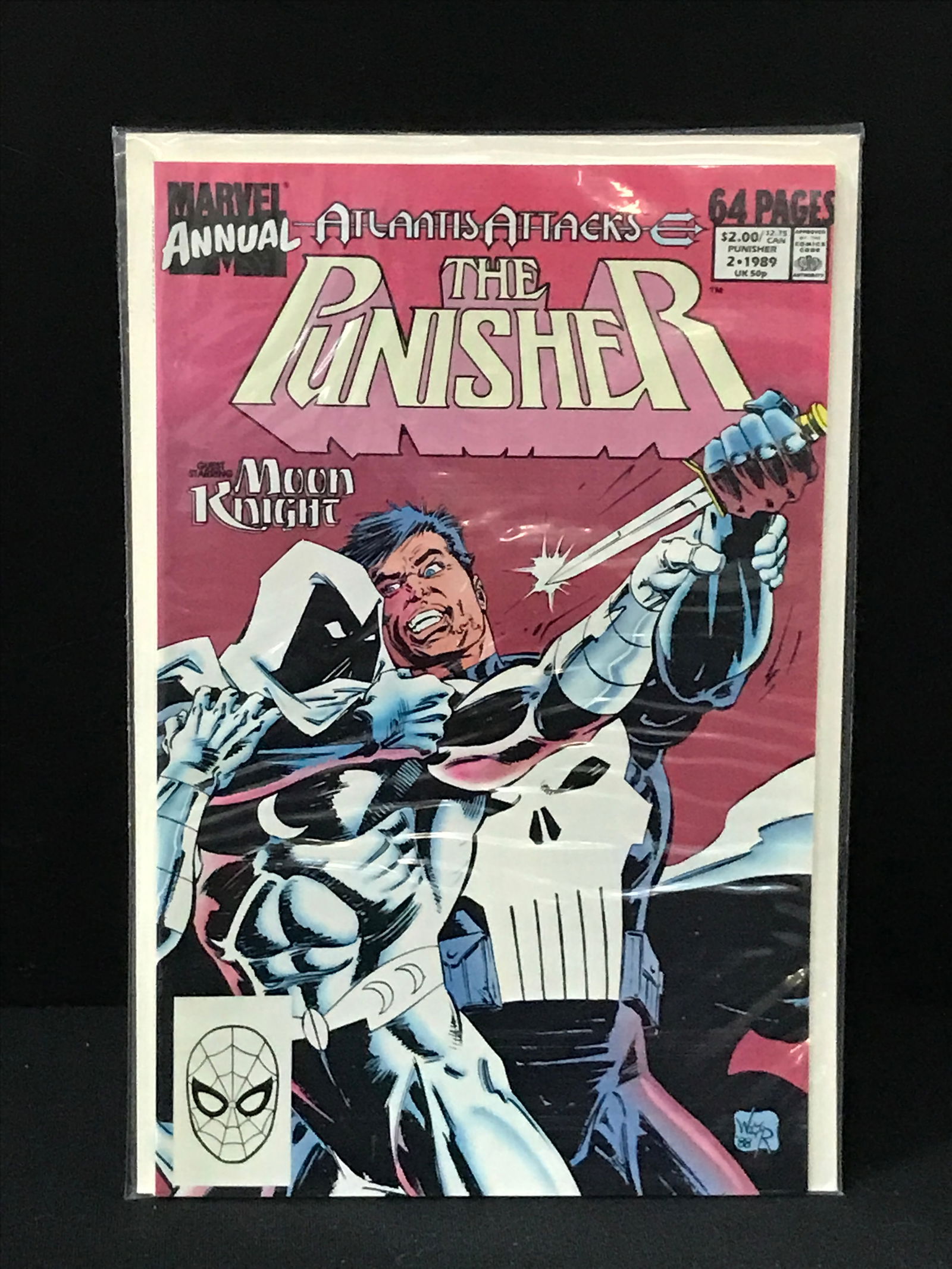 MARVEL COMICS NO.2 ATLANTIS ATTACKS THE PUNISHER (1 of 1)