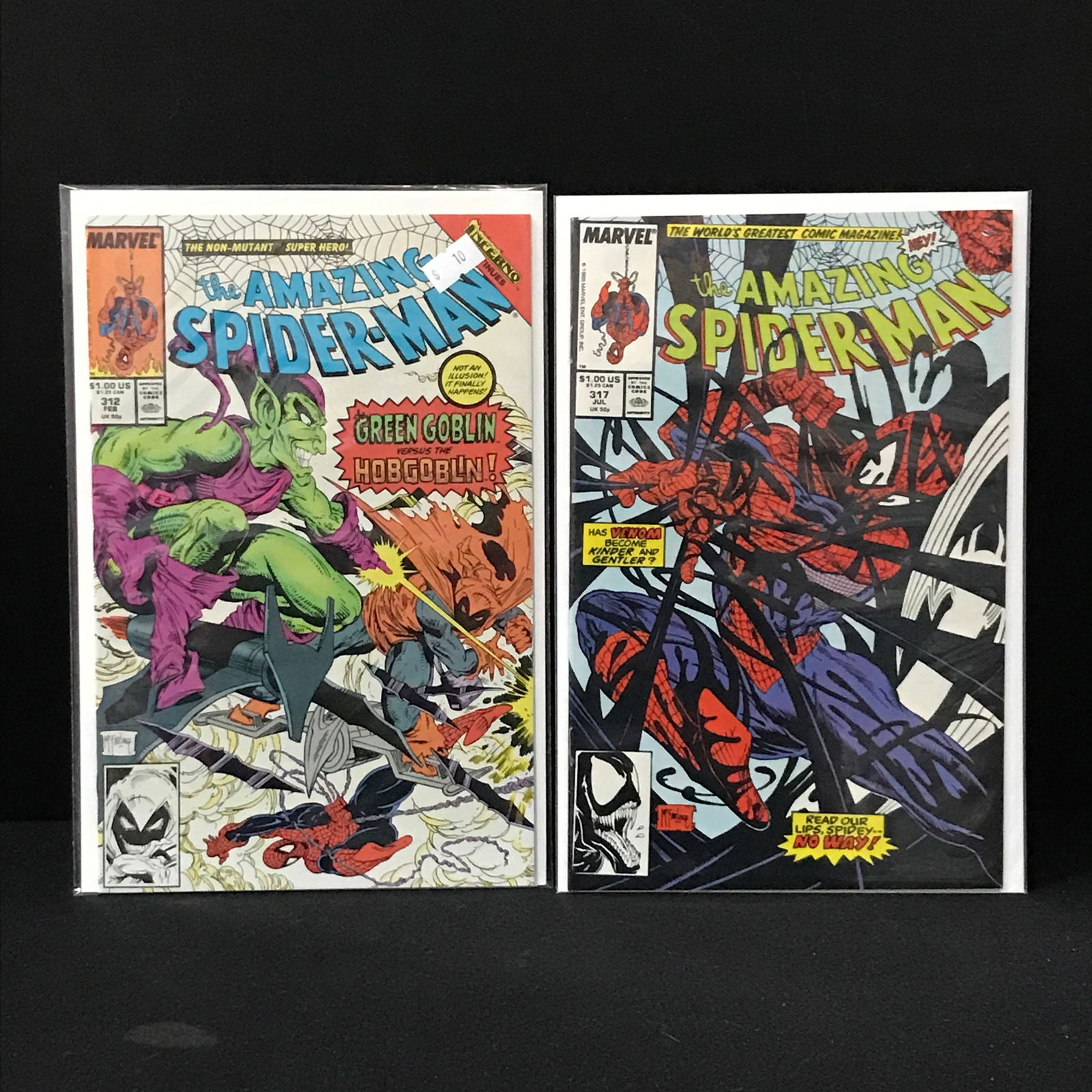 LOT OF 2 SPIDERMAN COMICS (MARVEL COMICS) (1 of 1)