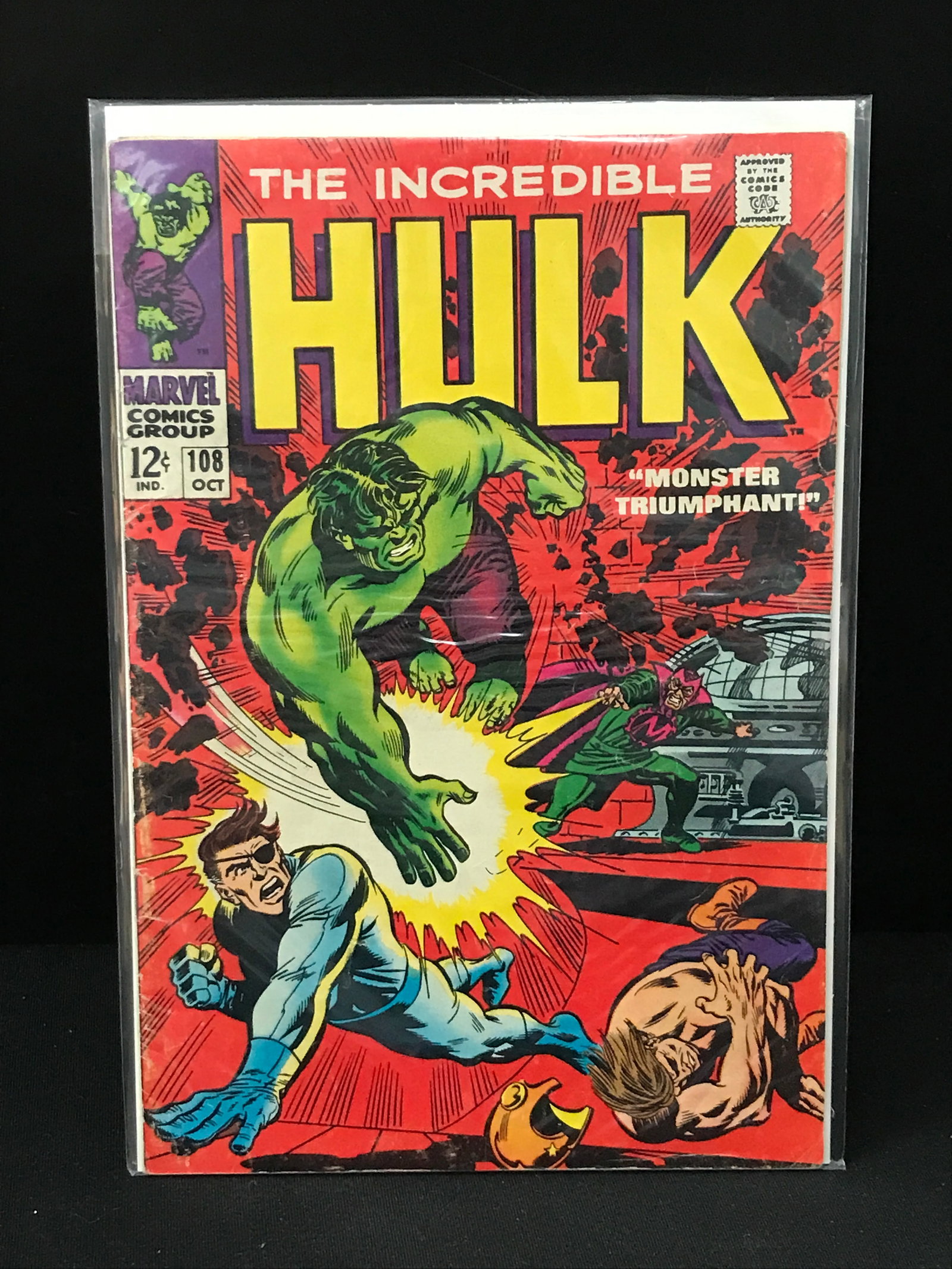 MARVEL COMICS NO.108 THE INCREDIBLE HULK: Prices are in Canadian Dollars