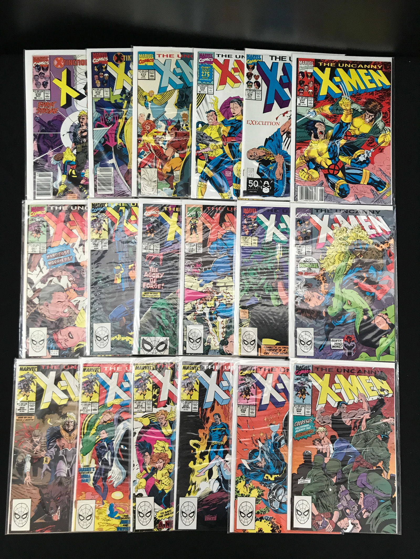 LOT OF 18 X-MEN COMICS (MARVEL COMICS) (1 of 1)