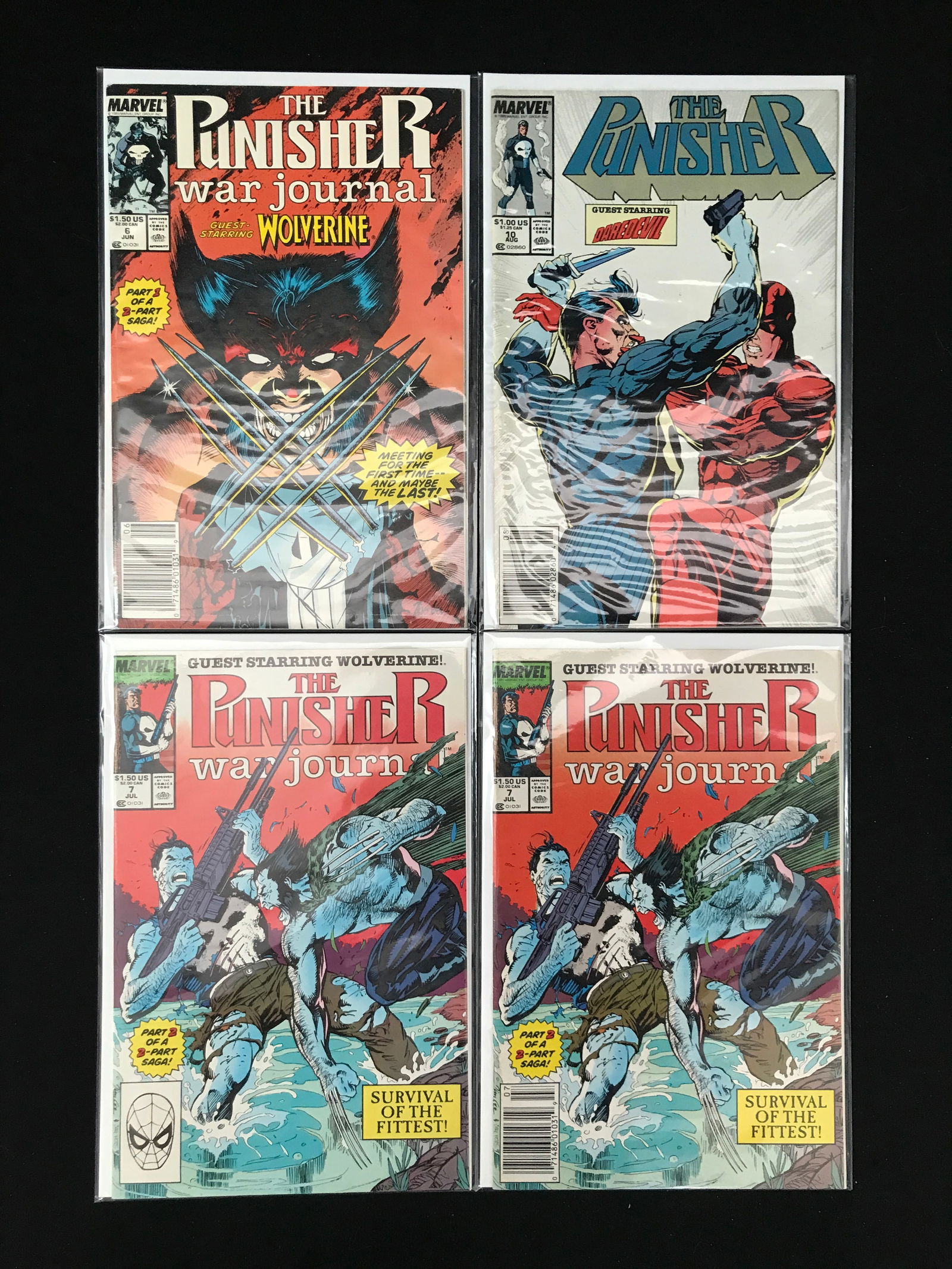 LOT OF 4 PUNISHER COMICS (MARVEL COMICS) (1 of 1)