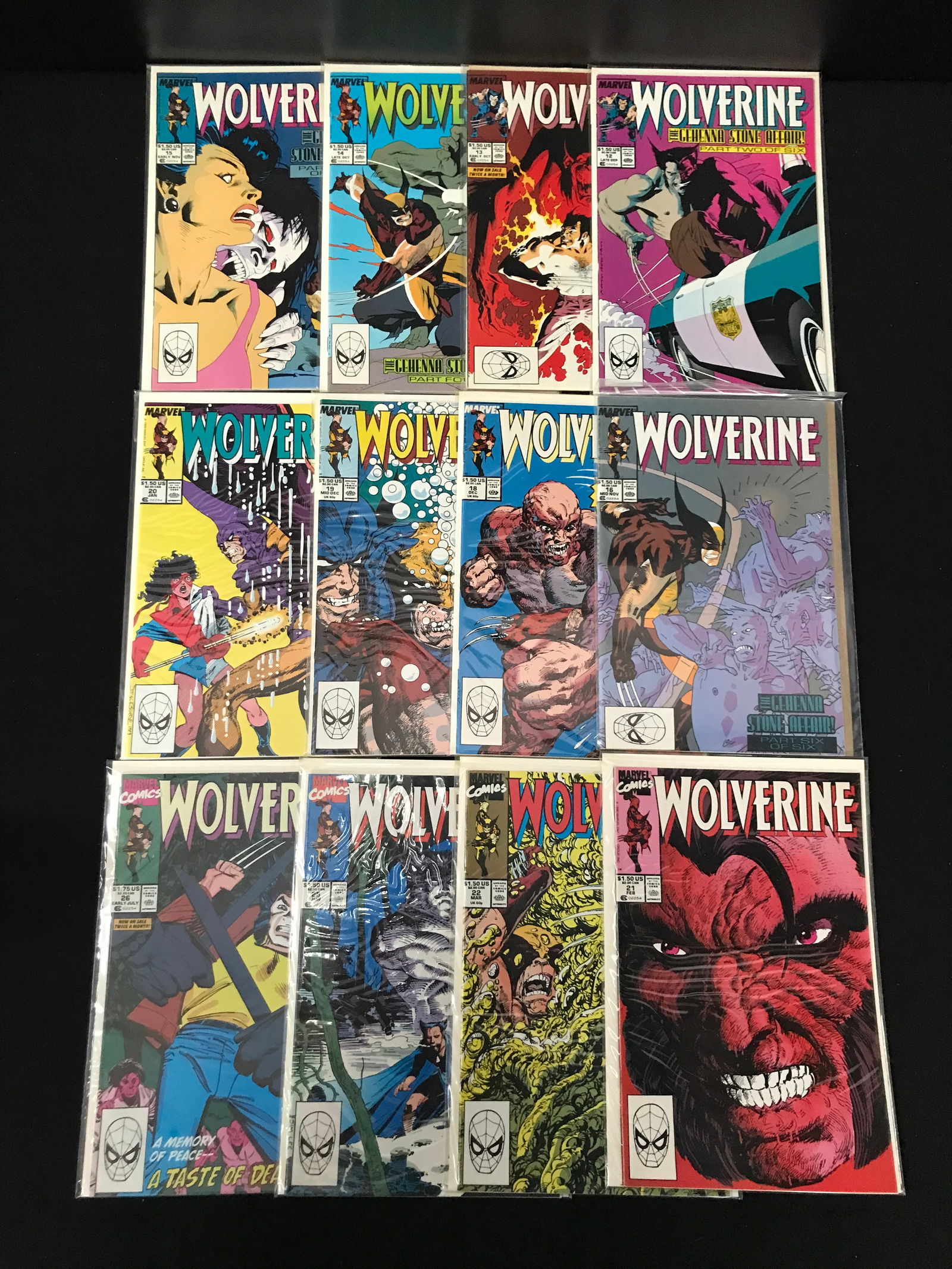 LOT OF 12 WOLVERINE COMICS (MARVEL COMICS) (1 of 1)