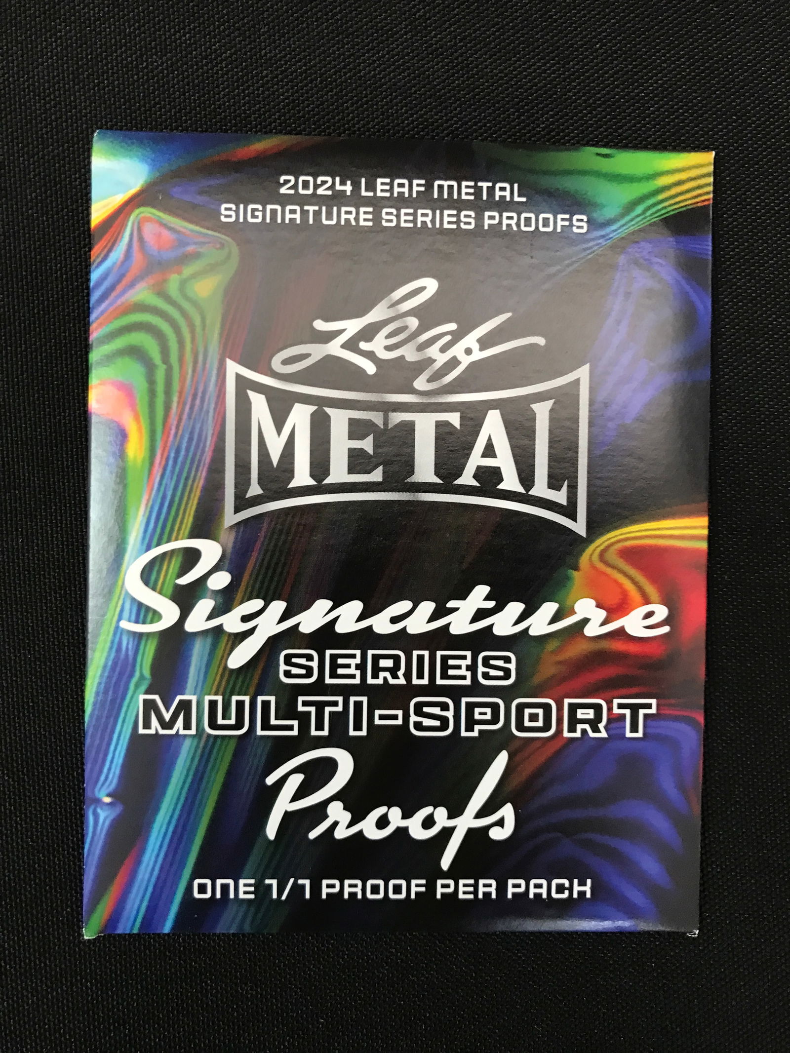 SEALED 2024 LEAF METAL SIGNATURE MULTISPORT PROOFS 1/1 (1 of 1)