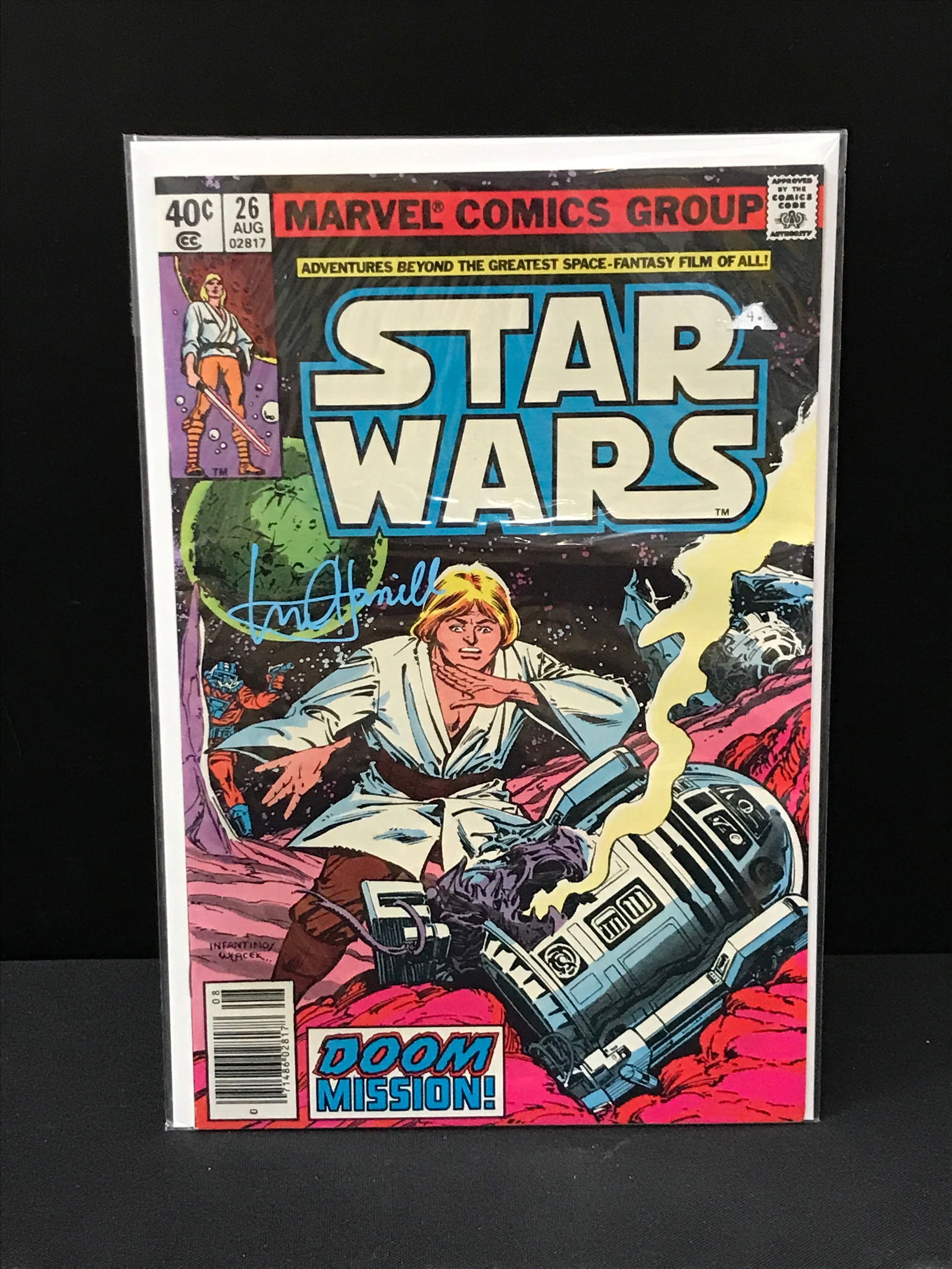 MARK HAMILL SIGNED MARVEL COMICS NO.26 STAR WARS (1 of 1)