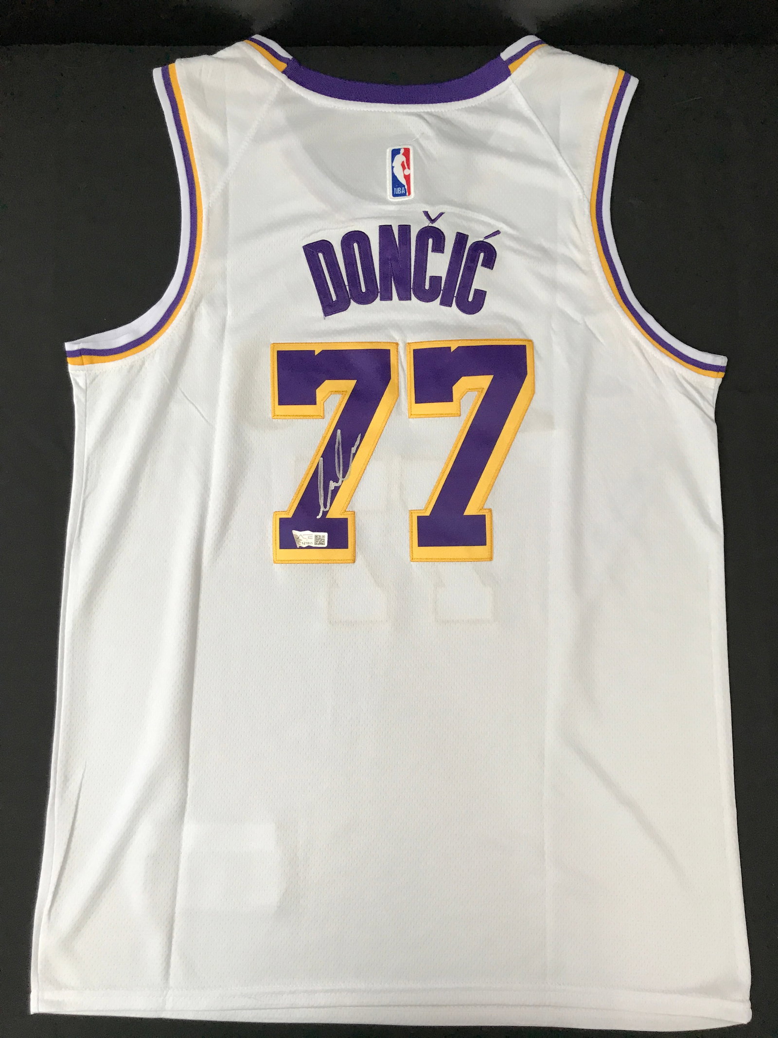 LUKA DONCIC SIGNED LOS ANGELES LAKERS JERSEY - ACE COA (1 of 3)