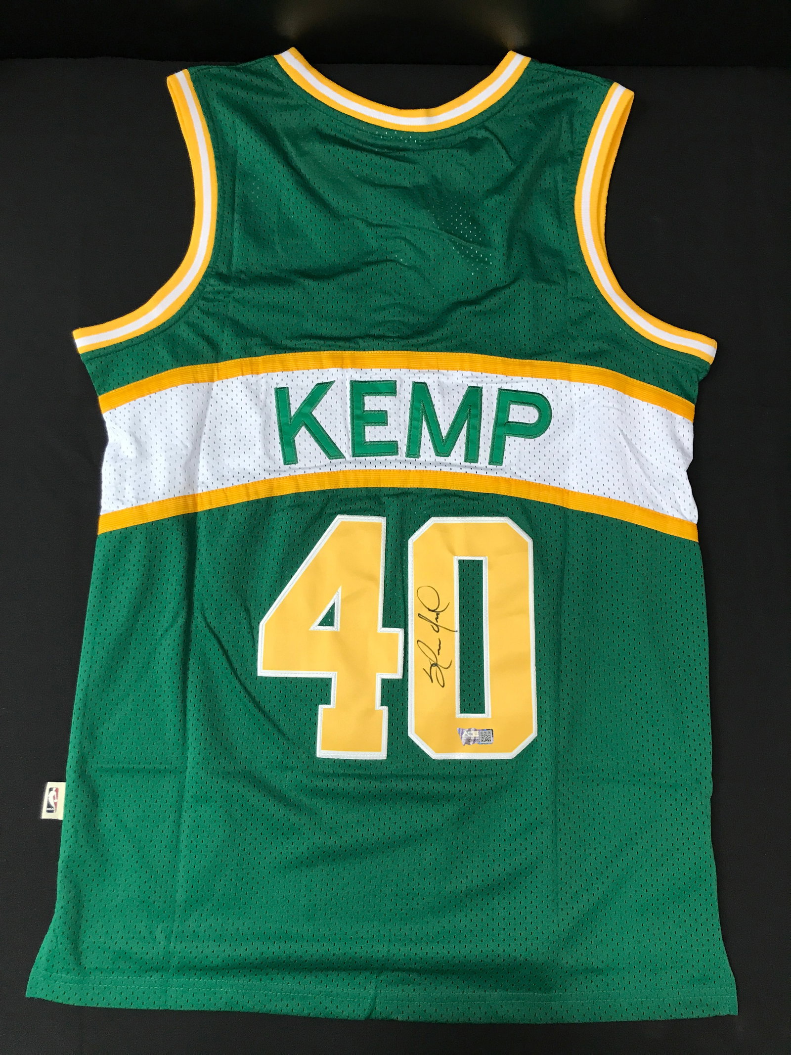 SHAWN KEMP SIGNED SEATTLE SUPERSONICS NBA ALL STARS 40 JERSEY - ACE COA (1 of 3)