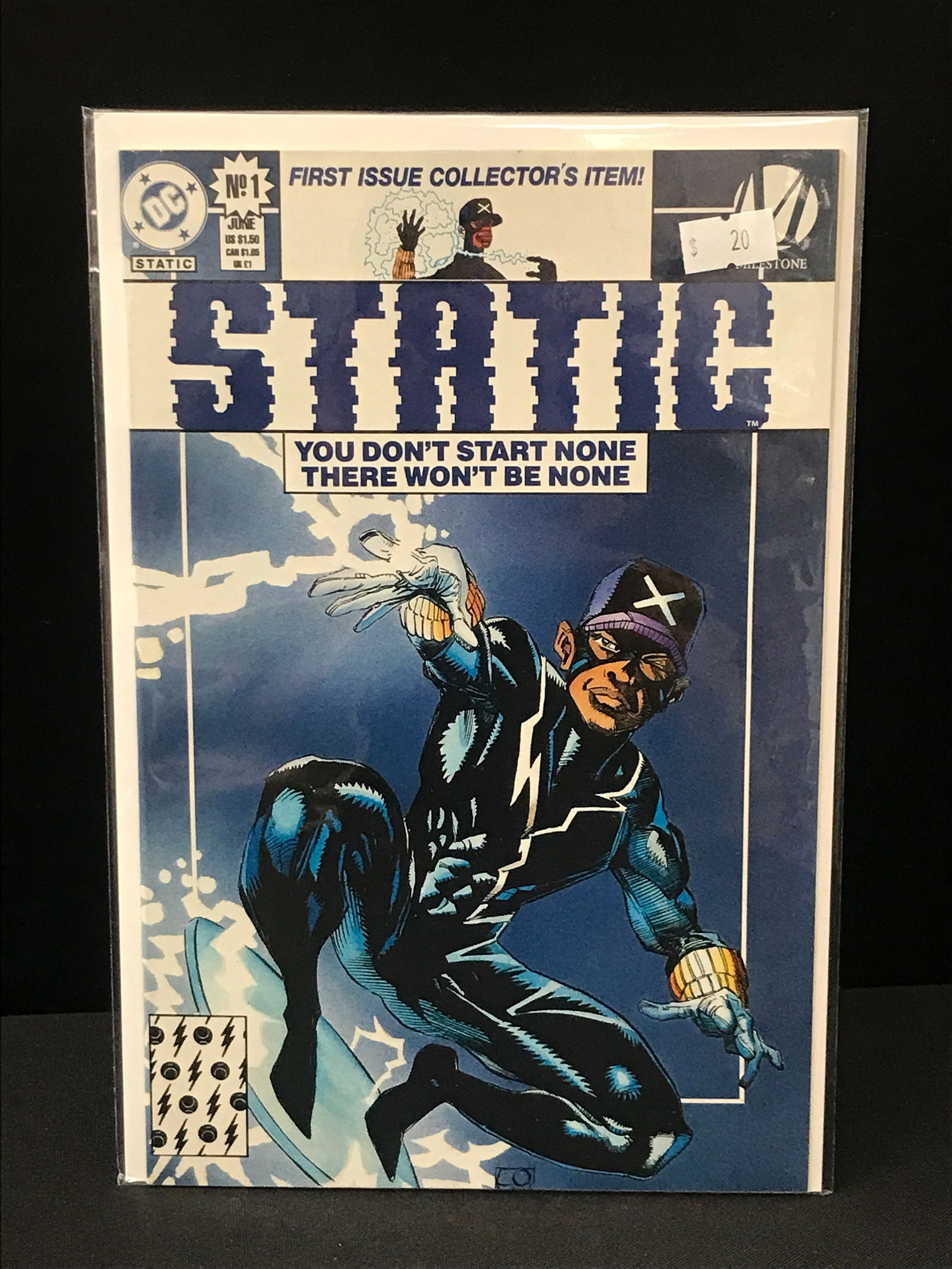 DC COMICS NO.1 STATIC (1 of 1)