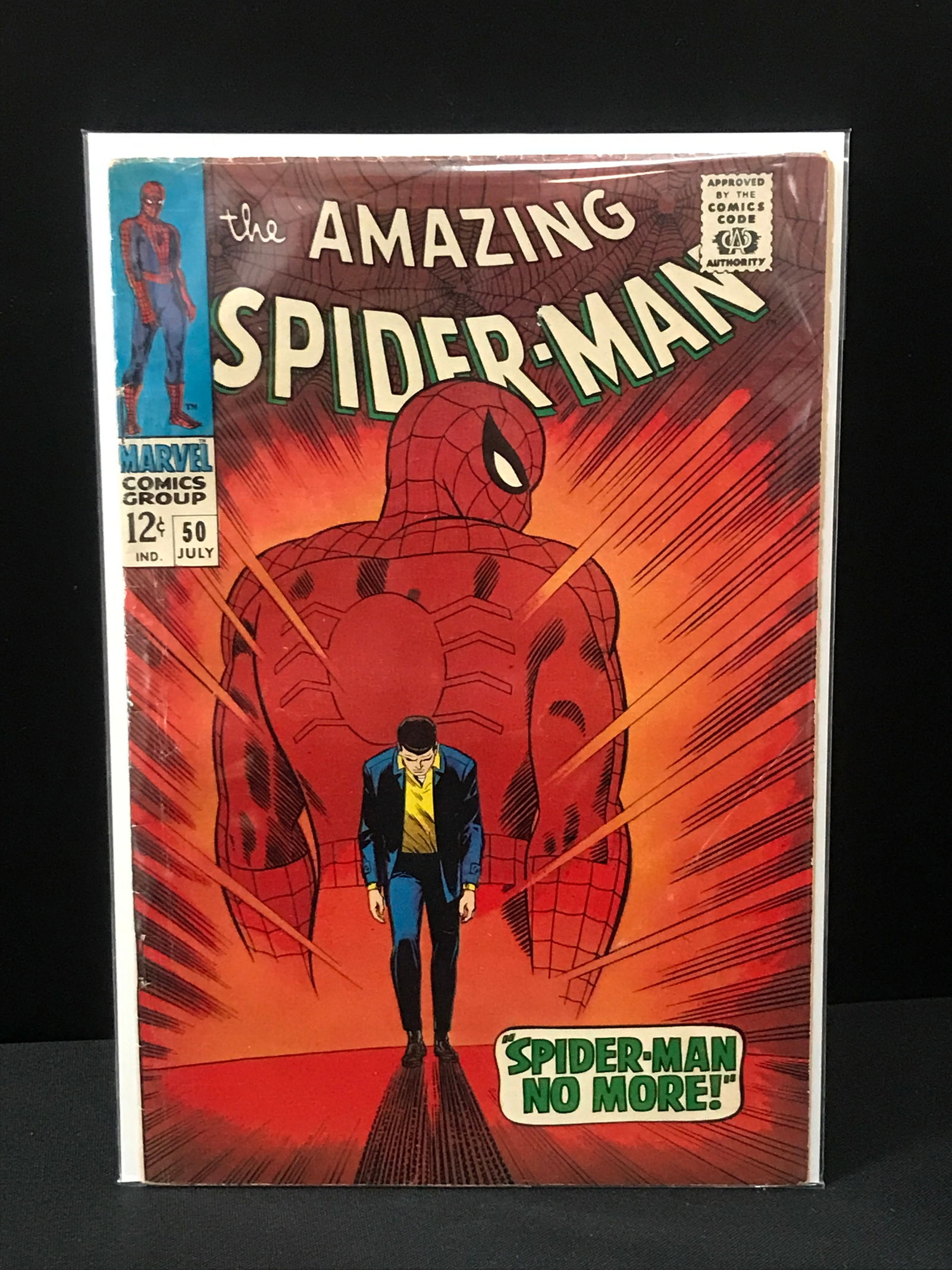 BIG KEY MARVEL COMICS NO.50 THE AMAZING SPIDERMAN )1ST APPEARANCE KINGPIN) (1 of 1)