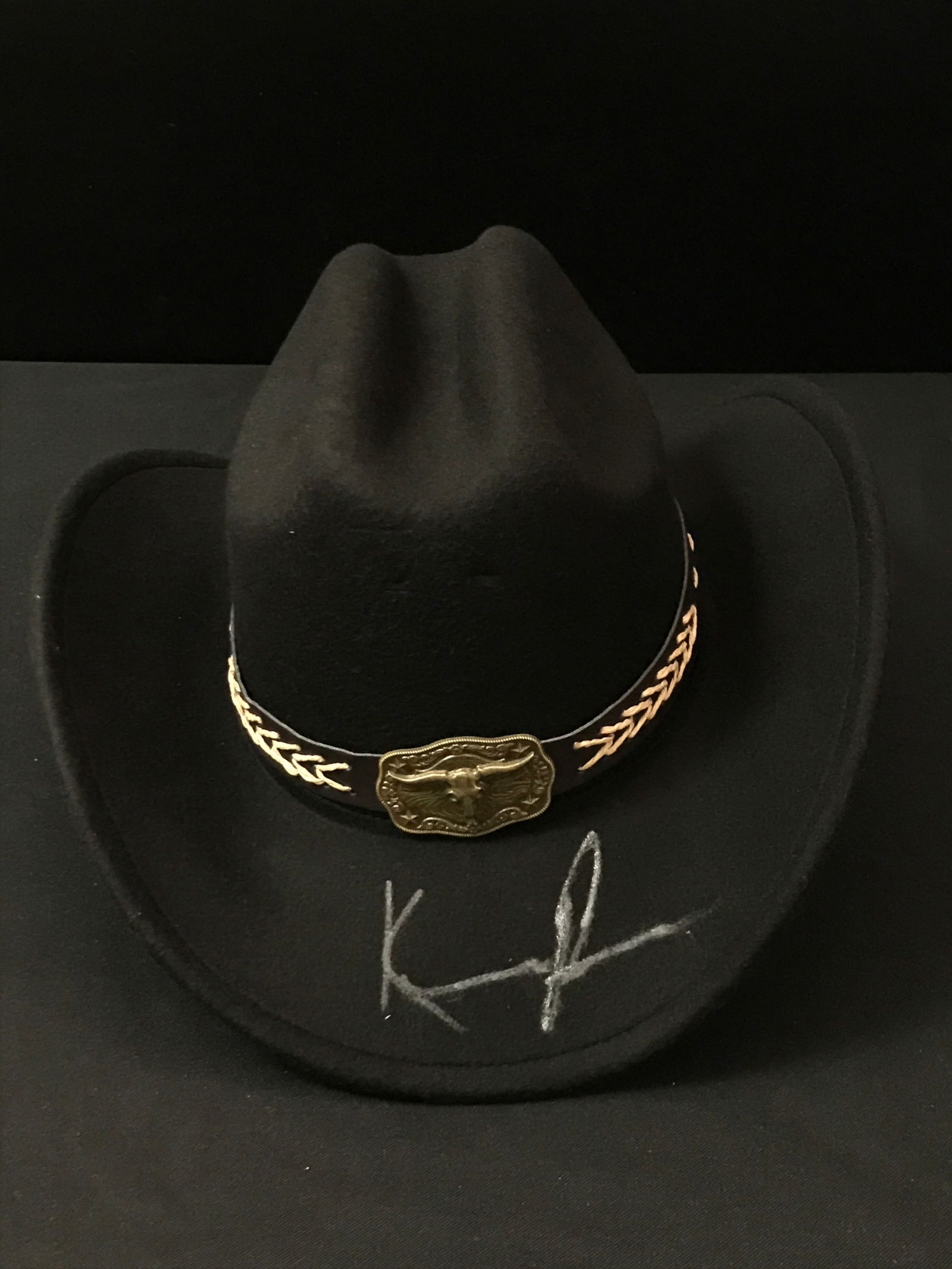 KEVIN COSTNER SIGNED 'YELLOWKNIFE' COBOY HAT ACE COA (1 of 1)
