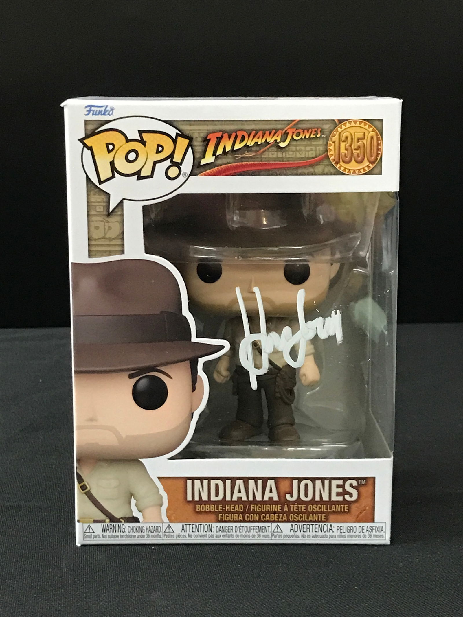 HARRISON FORD SIGNED INDIANA JONES FUNKO POP - KB COA (1 of 1)
