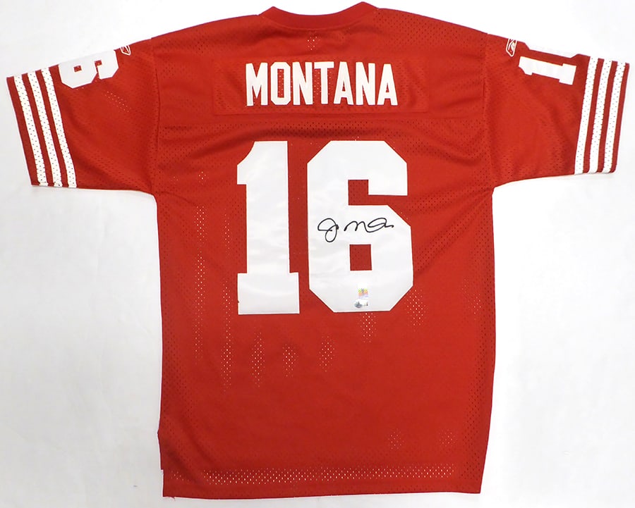 JOE MONTANA SIGNED 49ERS JERSEY BECKETT COA (1 of 3)