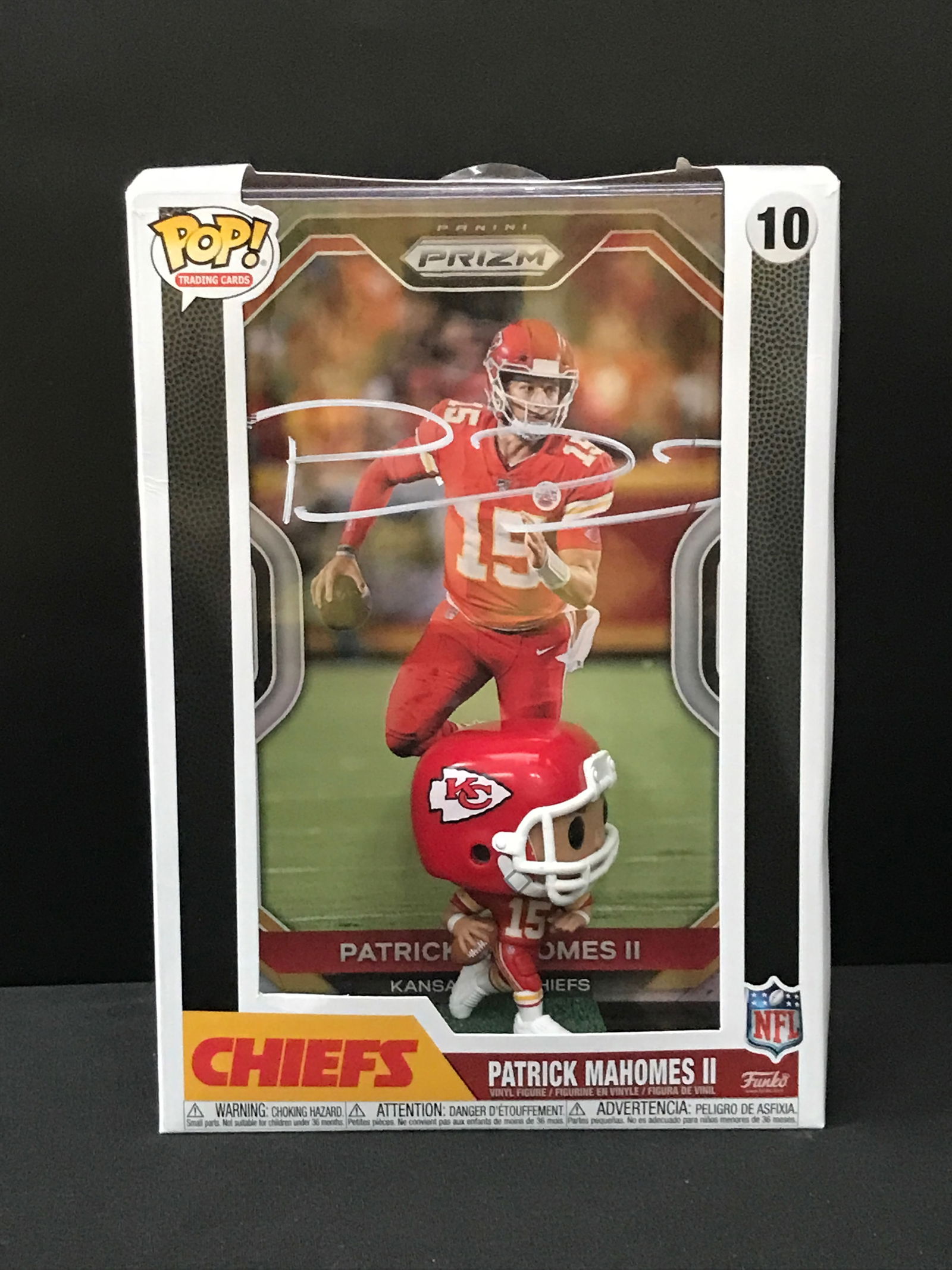 PATRICK MAHOMES SIGNED FUNKO POP! KB COA (1 of 1)