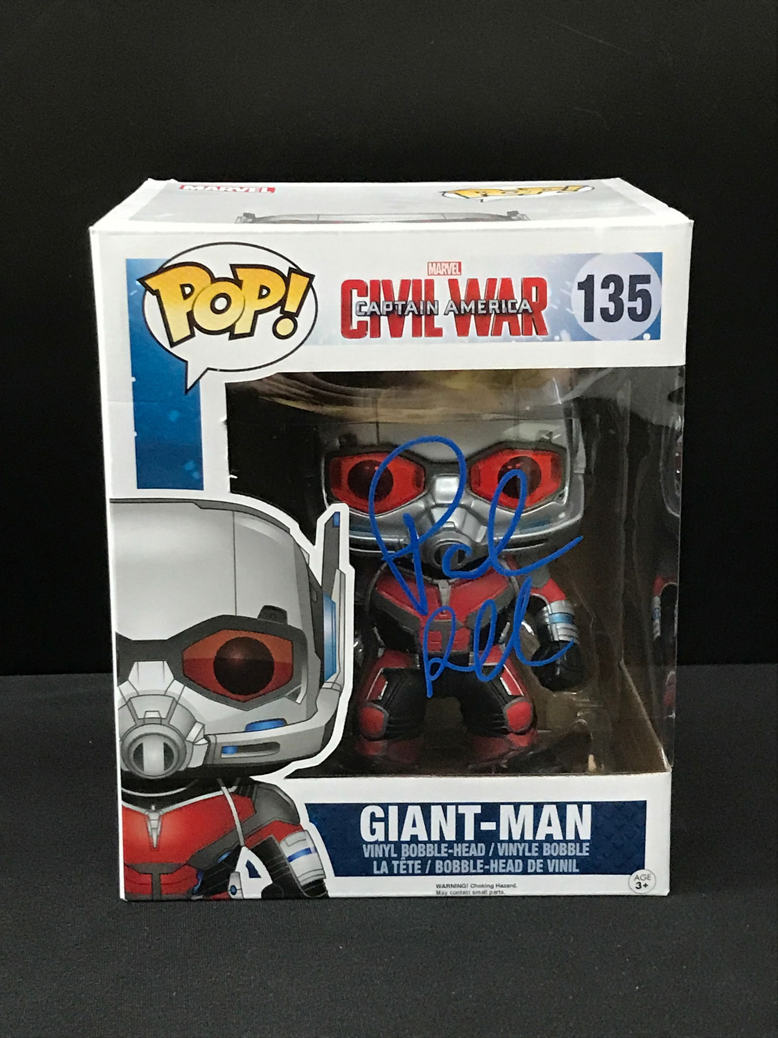 PAUL RUDD SIGNED GIANT ANT MAN FUNKO POP - KB COA (1 of 1)