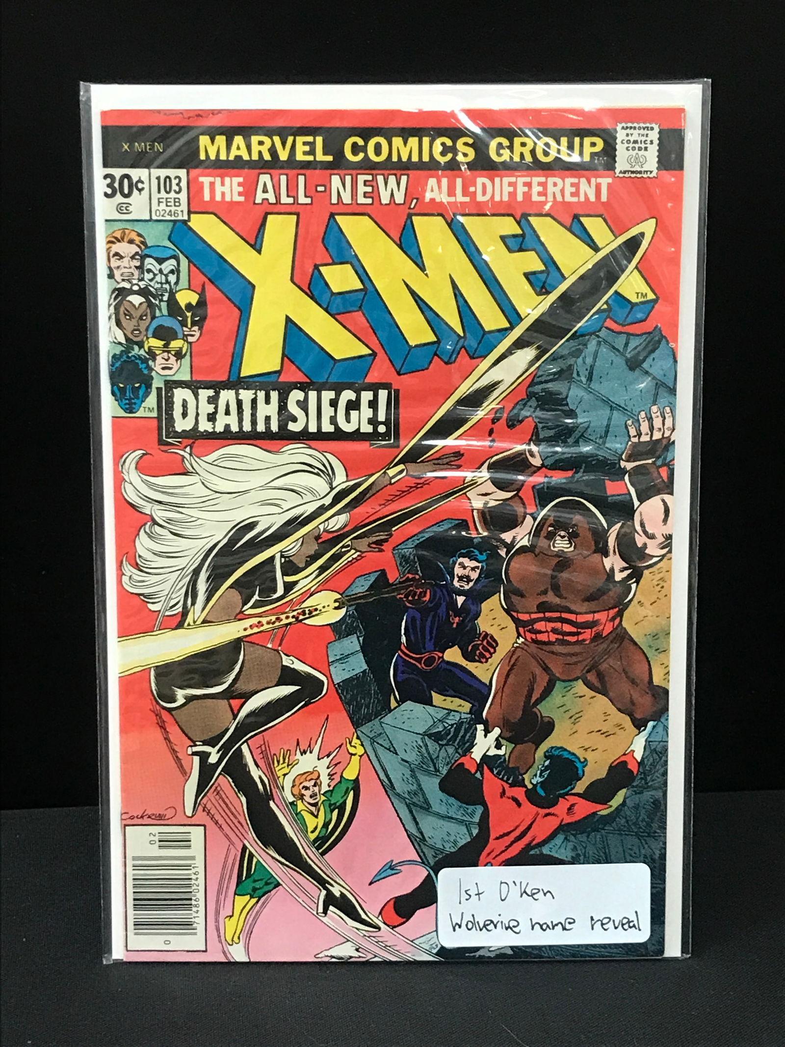 MARVEL COMICS NO.103 ALL NEW ALL DIFFERENT X-MEN (1 of 1)