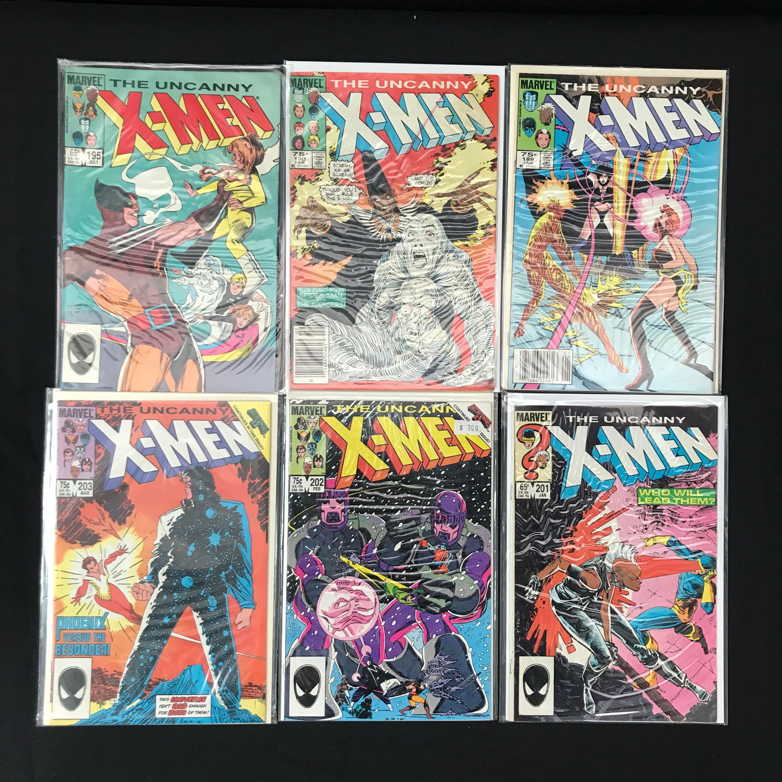 LOT OF 6 X-MEN COMICS (MARVEL COMICS) (1 of 1)
