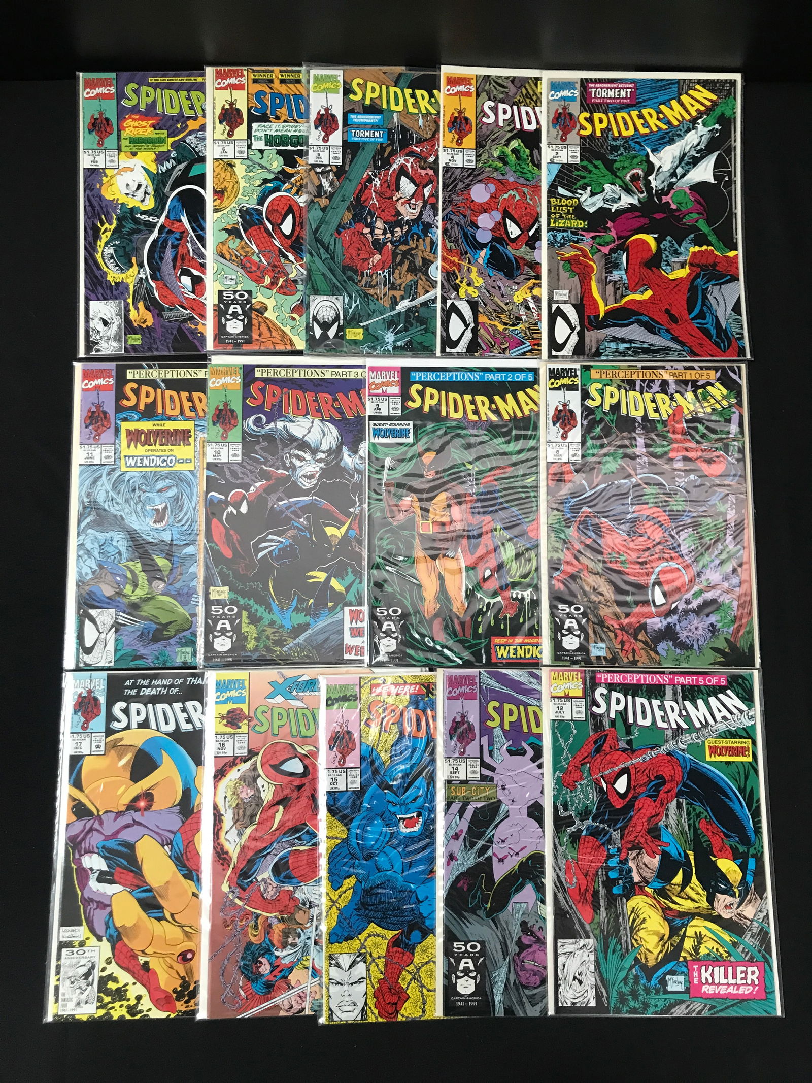 LOT OF 14 SPIDERMAN COMICS (MARVEL COMICS) (1 of 1)