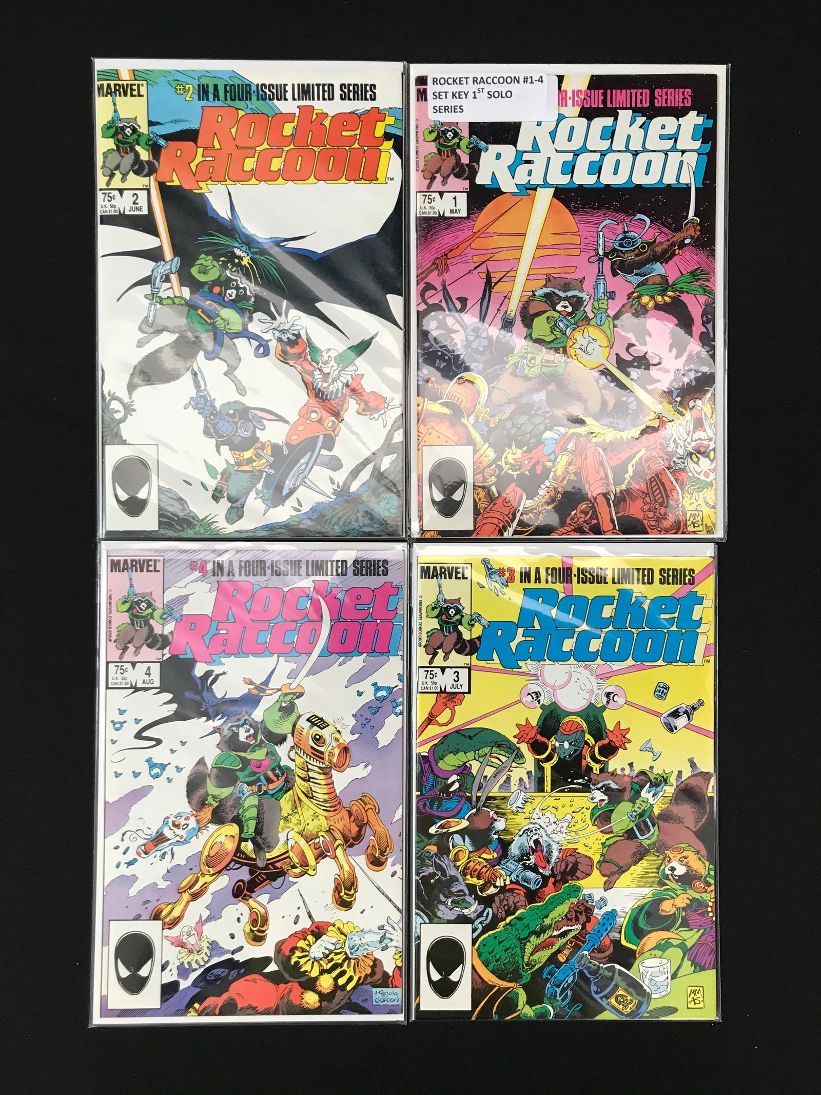 LOT OF 4 ROCKET RACOON COMICS (MARVEL COMICS) (1 of 1)