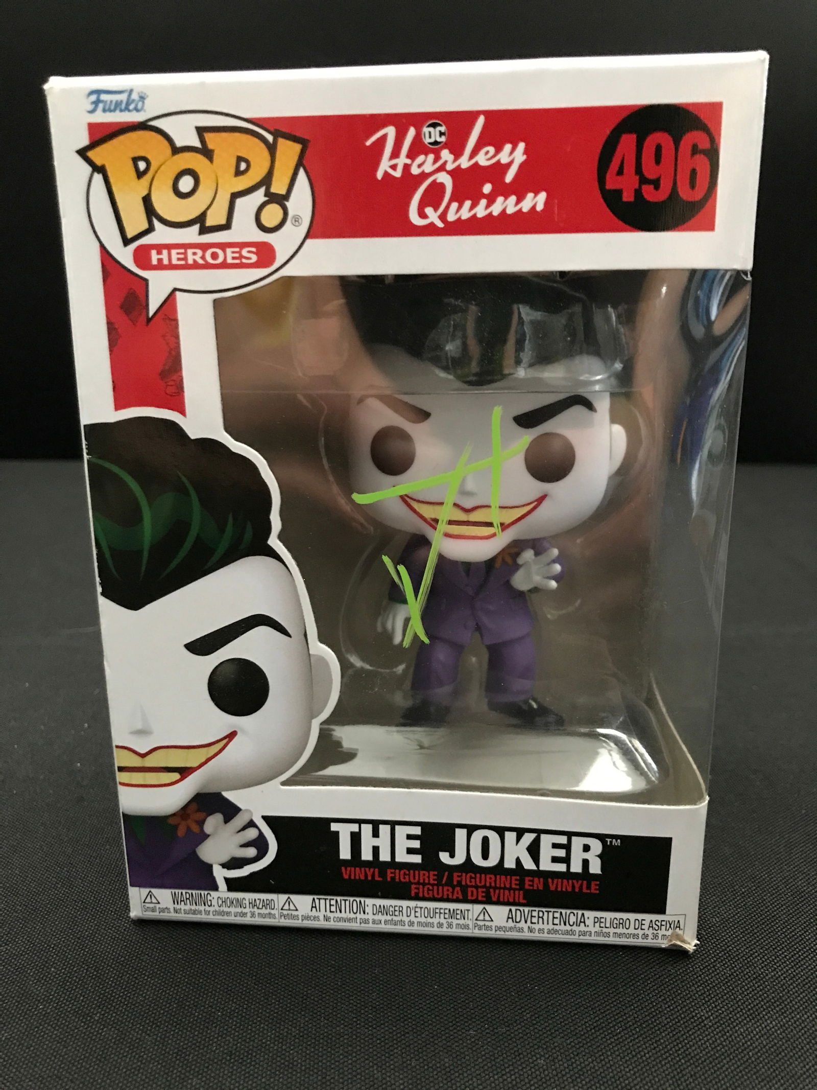 JARED LETO SIGNED HARLEY QUINN JOKER FUNKO POP! (KB COA) (1 of 1)