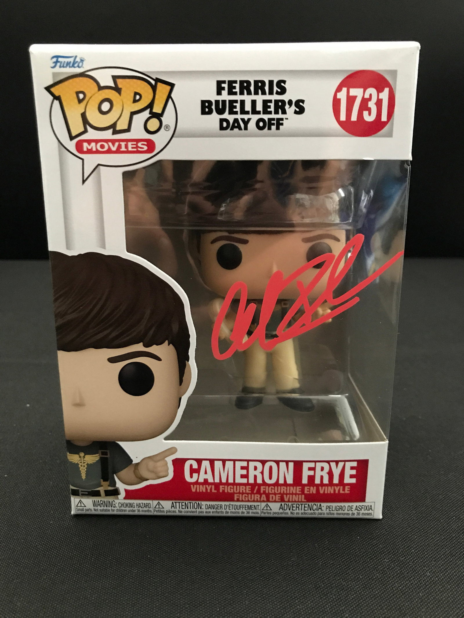 ALAN RUCK SIGNED FERRIS BUELLERS DAY OFF CAMERON FRYE FUNKO POP - KB COA: Prices are in Canadian dollars