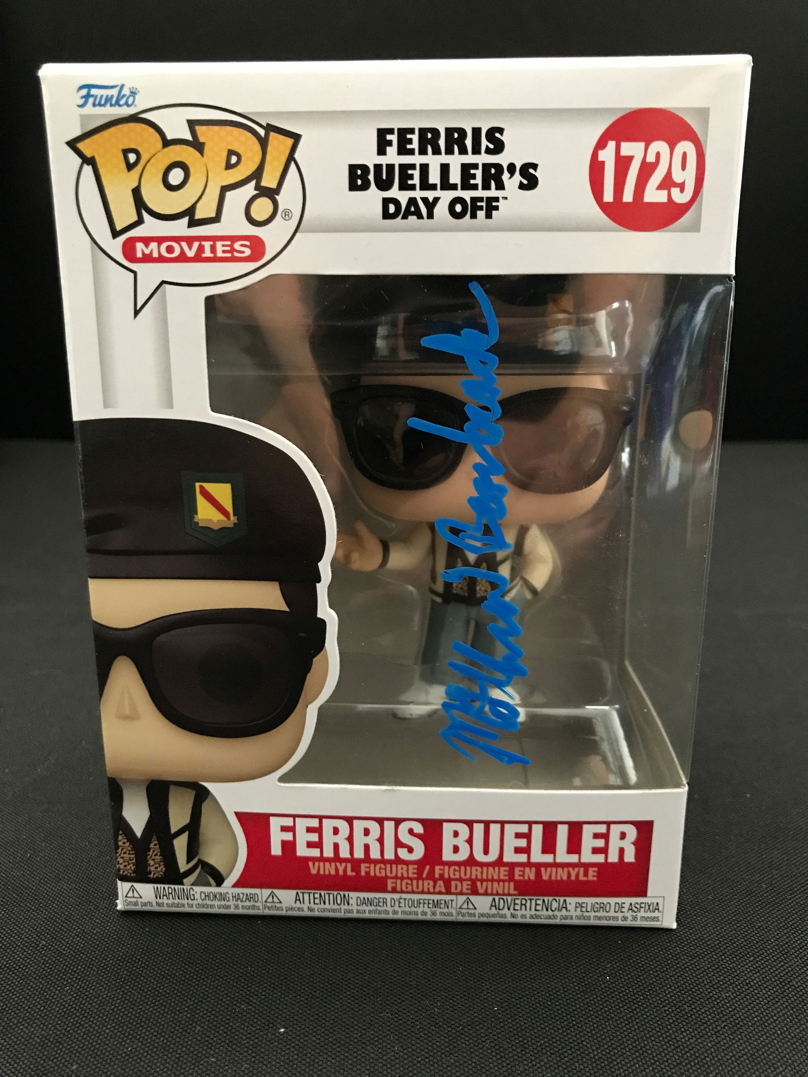 MATTHEW BRODERICK SIGNED FERRIS BUELLERS DAY OFF FUNKO POP - KB COA (1 of 2)