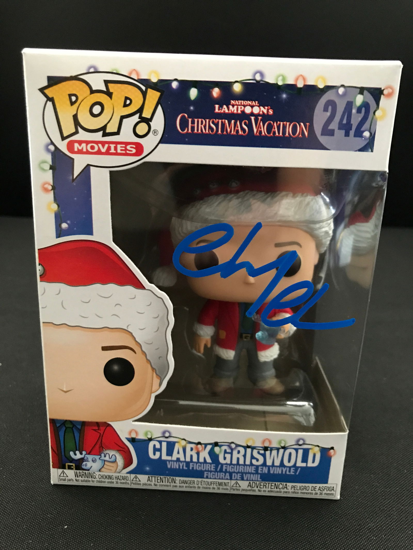 CHEVY CHASE SIGNED NATIONAL LAMPOONS FUNKO POP - KB COA (1 of 2)