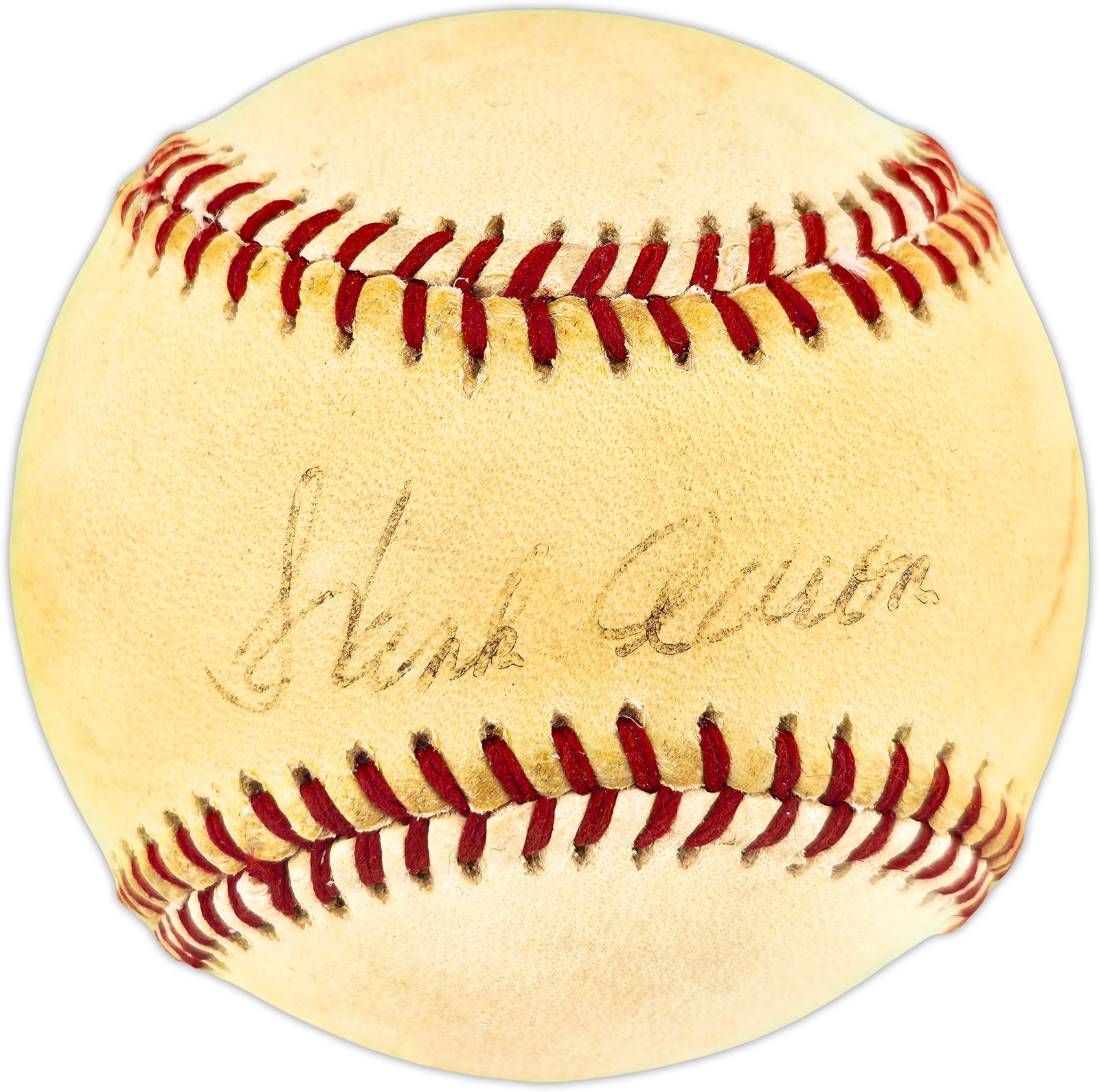 HANK AARON SIGNED BASEBALL (BECKETT COA) (1 of 2)