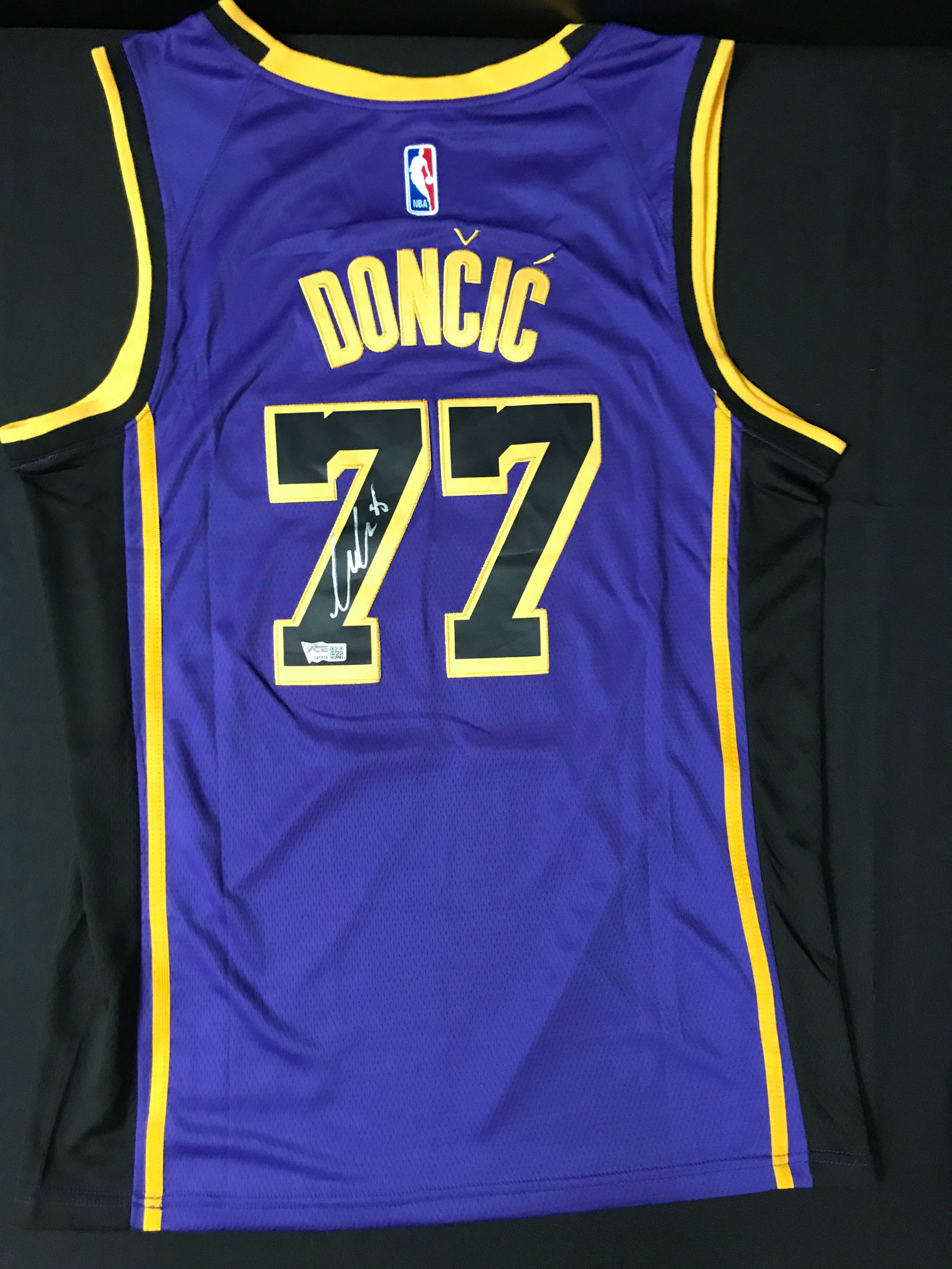 LUKA DONCIC SIGNED LOS ANGELES LAKERS JERSEY - ACE COA (1 of 3)