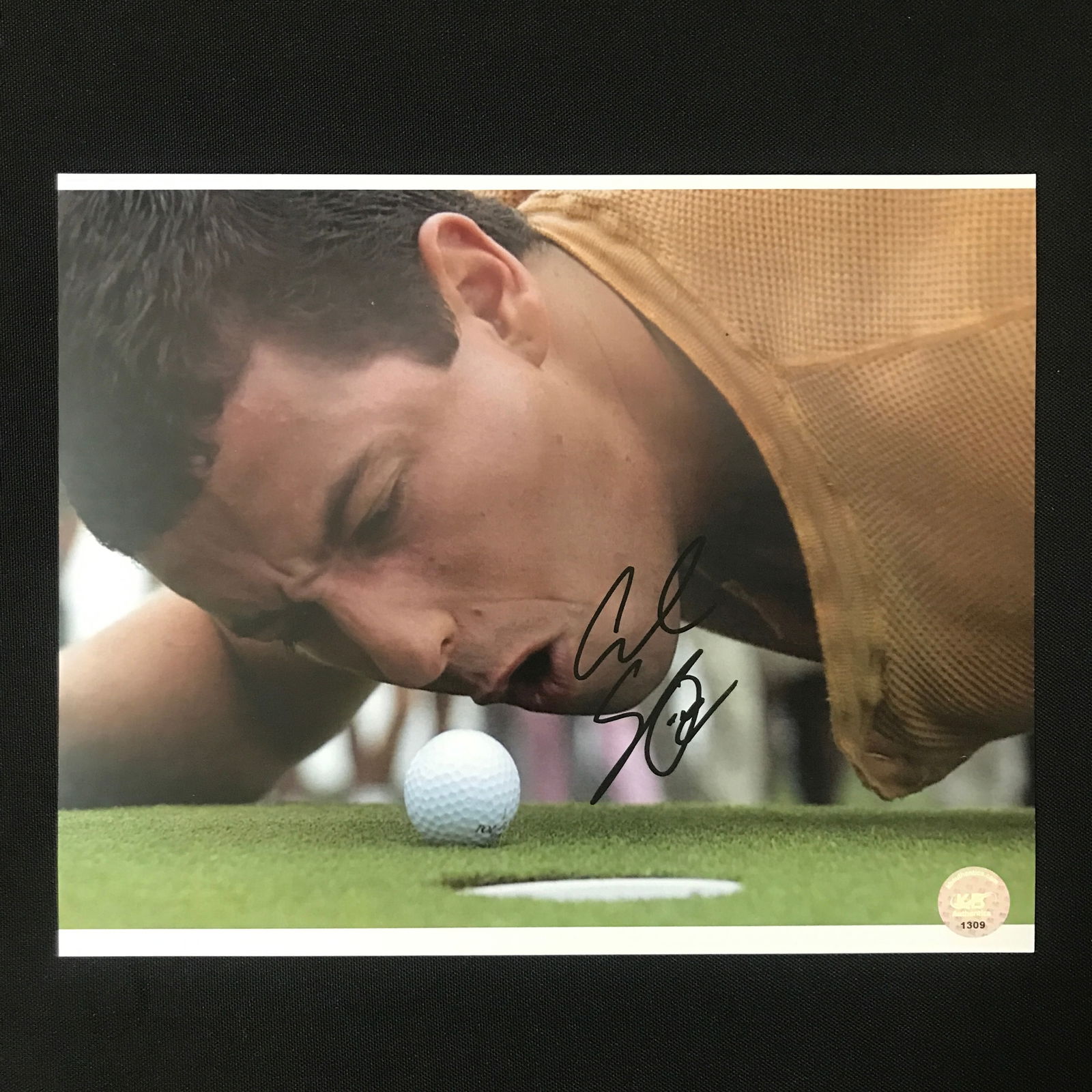 ADAM SANDLER SIGNED HAPPY GILMORE 8X10 - KB COA: Prices are in Canadian dollars