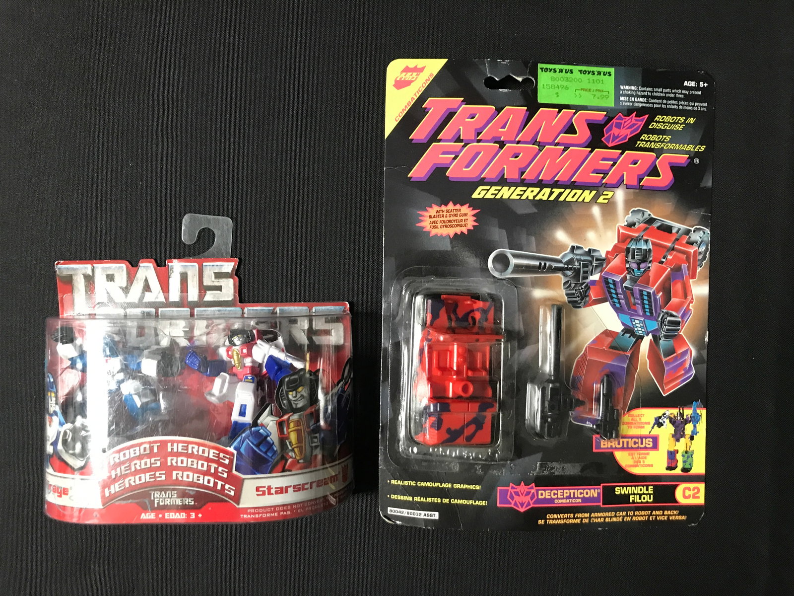 LOT OF 2 TRANSFORMERS TOYS SEALED IN PACKS (1 of 1)