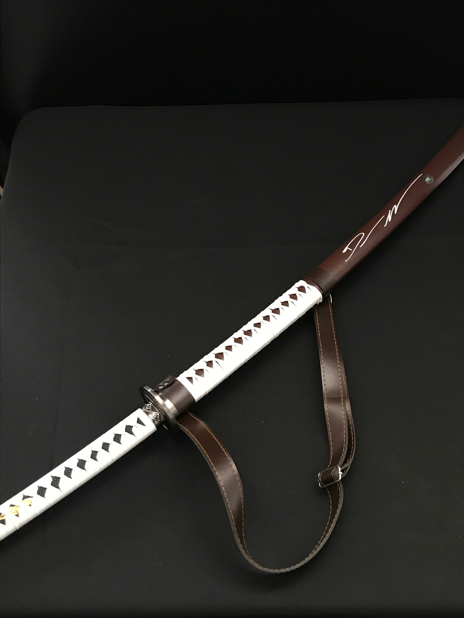 DANAI GURIRA SIGNED THE WALKING DEAD MICHONE SAMARAI SWORD (ACE COA) (1 of 4)