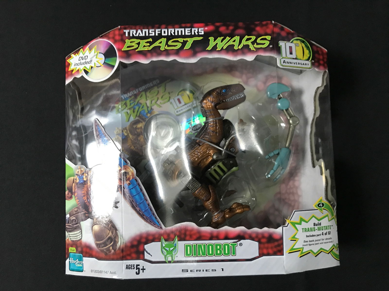 TRANSFORMERS BEAST WARS ACTION FIGURE SEALED IN PACK - DINOBOT (1 of 1)