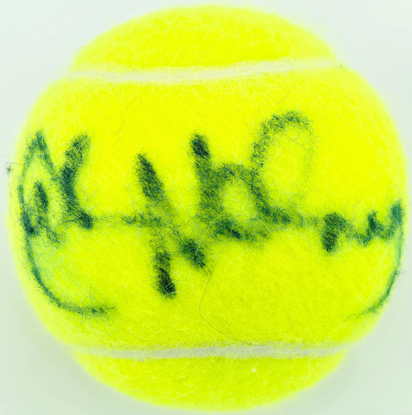 John McEnroe Autographed Wilson US Open Logo Tennis Ball Beckett (1 of 2)
