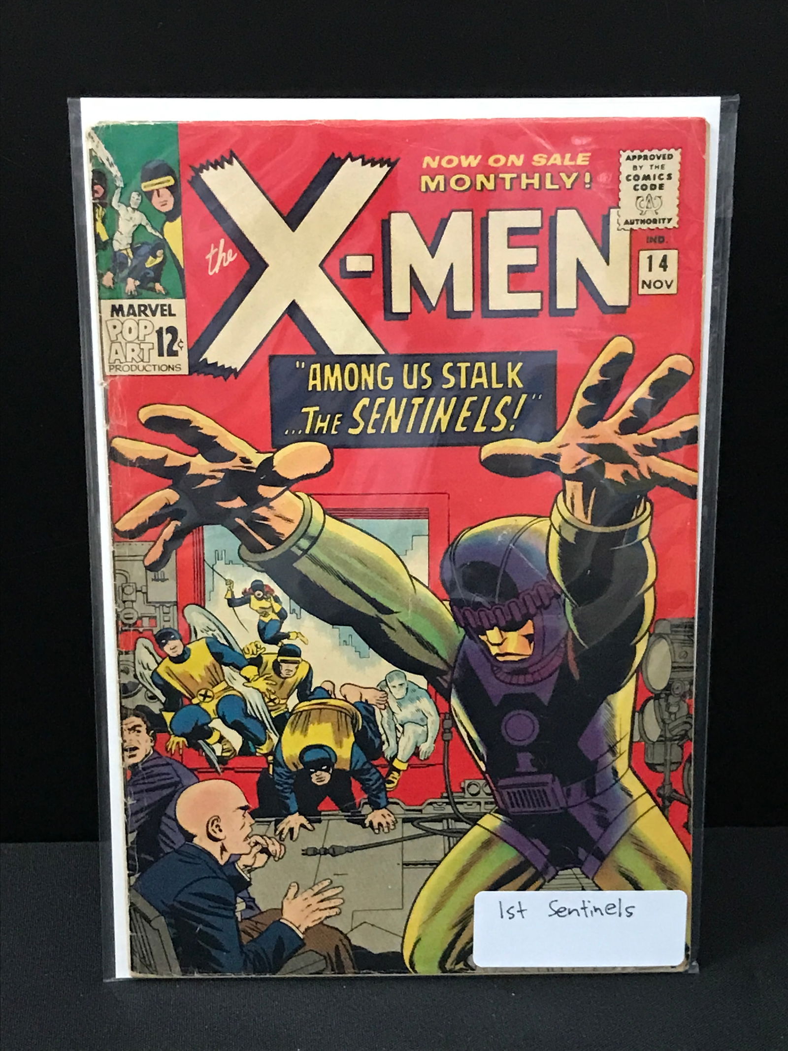 MARVEL COMICS NO.14 THE X-MEN -1ST APPEARANCE SENTINALS (1 of 1)