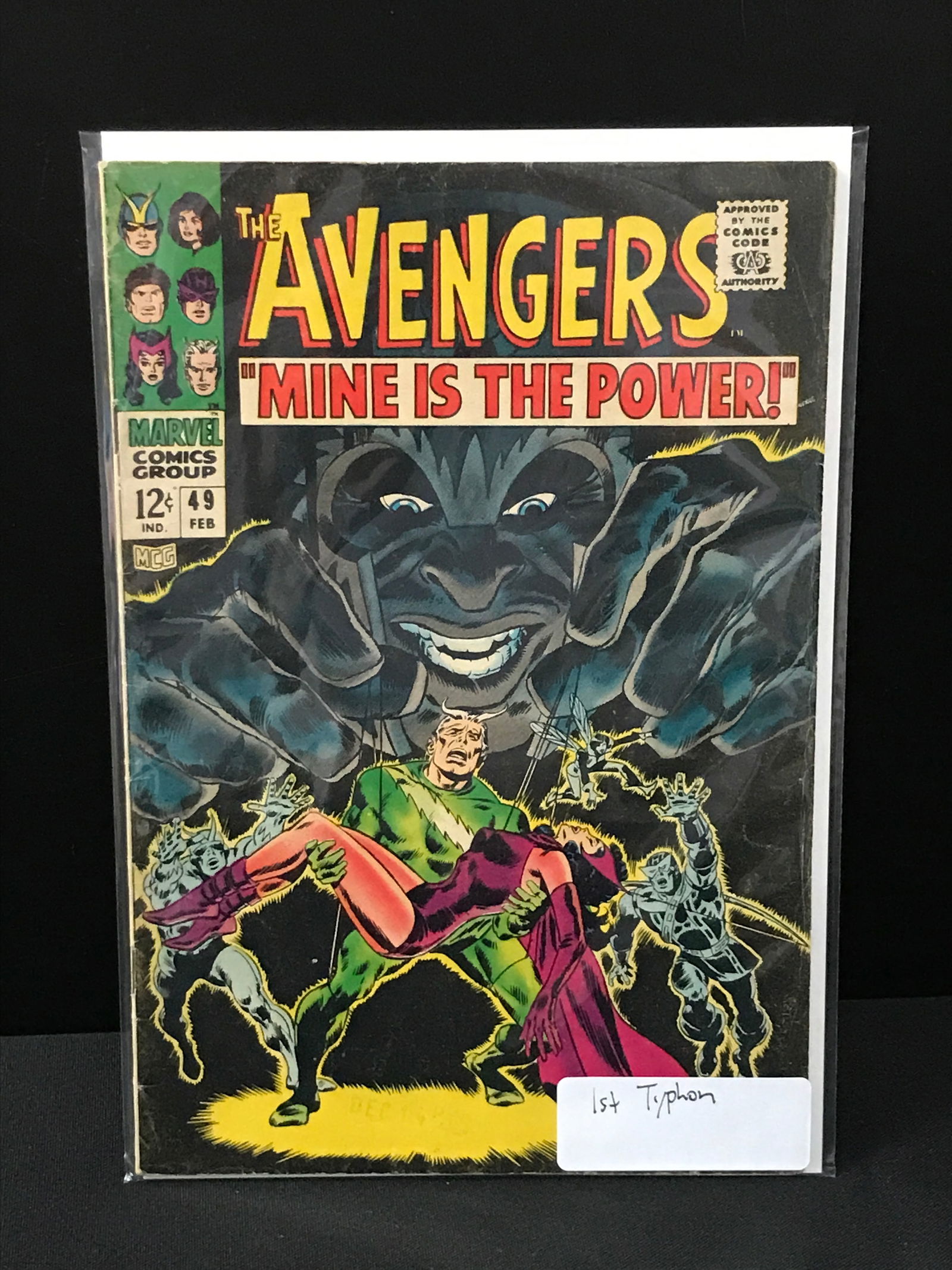 THE AVENGERS #49 - 1ST TYPHON - MARVEL COMICS (1 of 1)