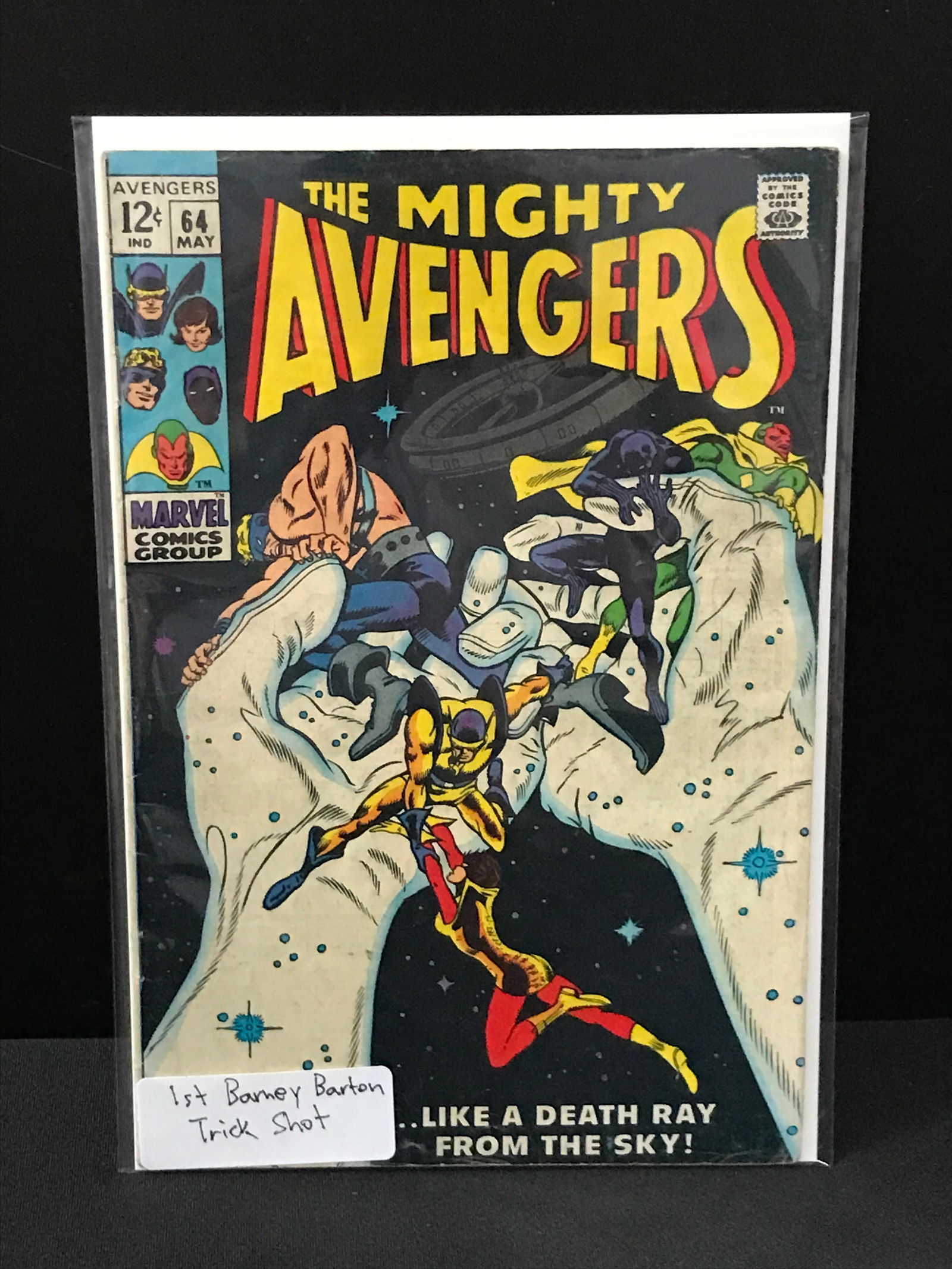 THE AVENGERS #54 1ST BARNEY BARTON - MARVEL COMICS (1 of 1)