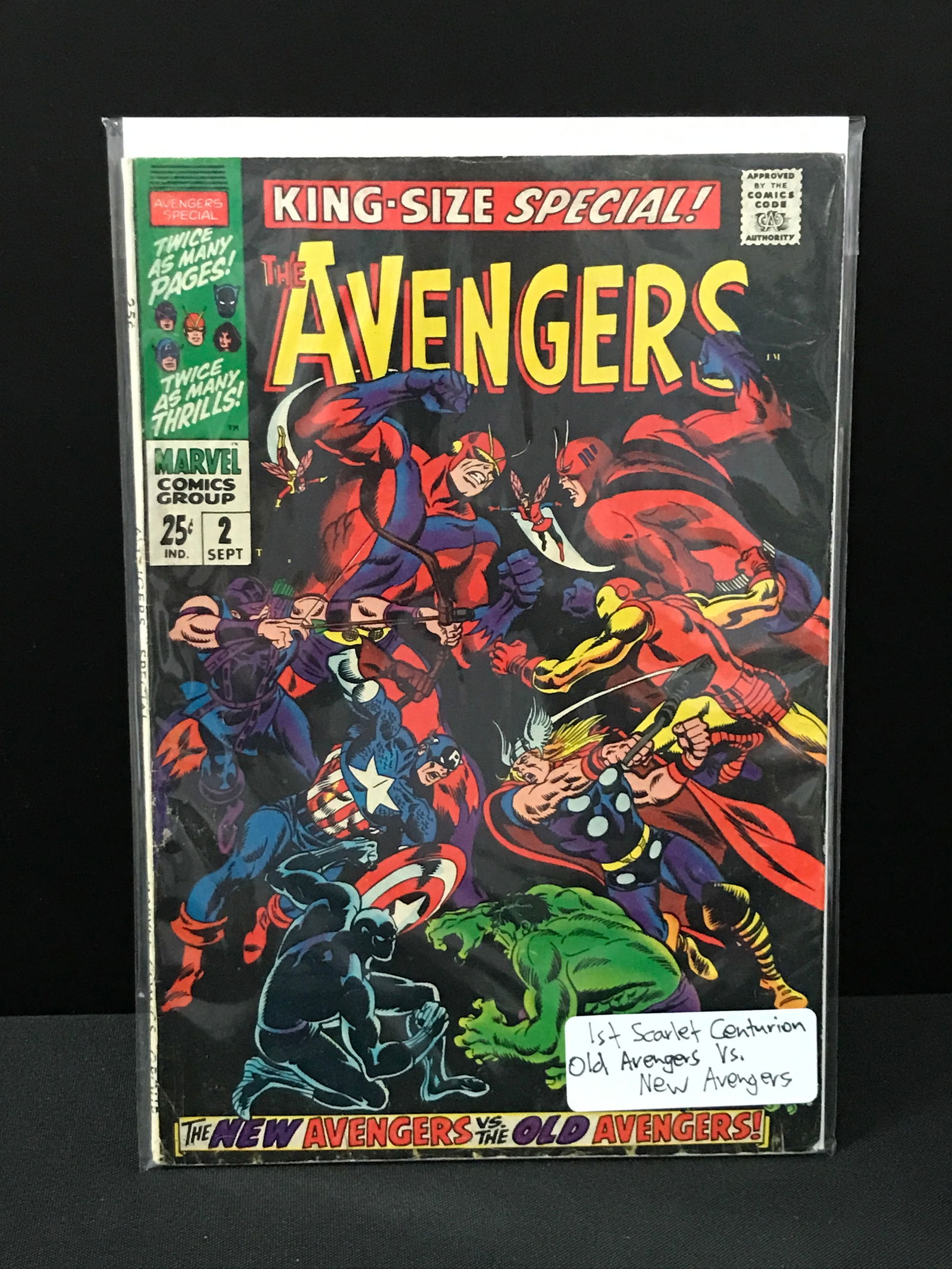 AVENGERS KING SIZED SPECIAL #2 1ST SCARLET CENTURION - MARVEL COMICS (1 of 1)