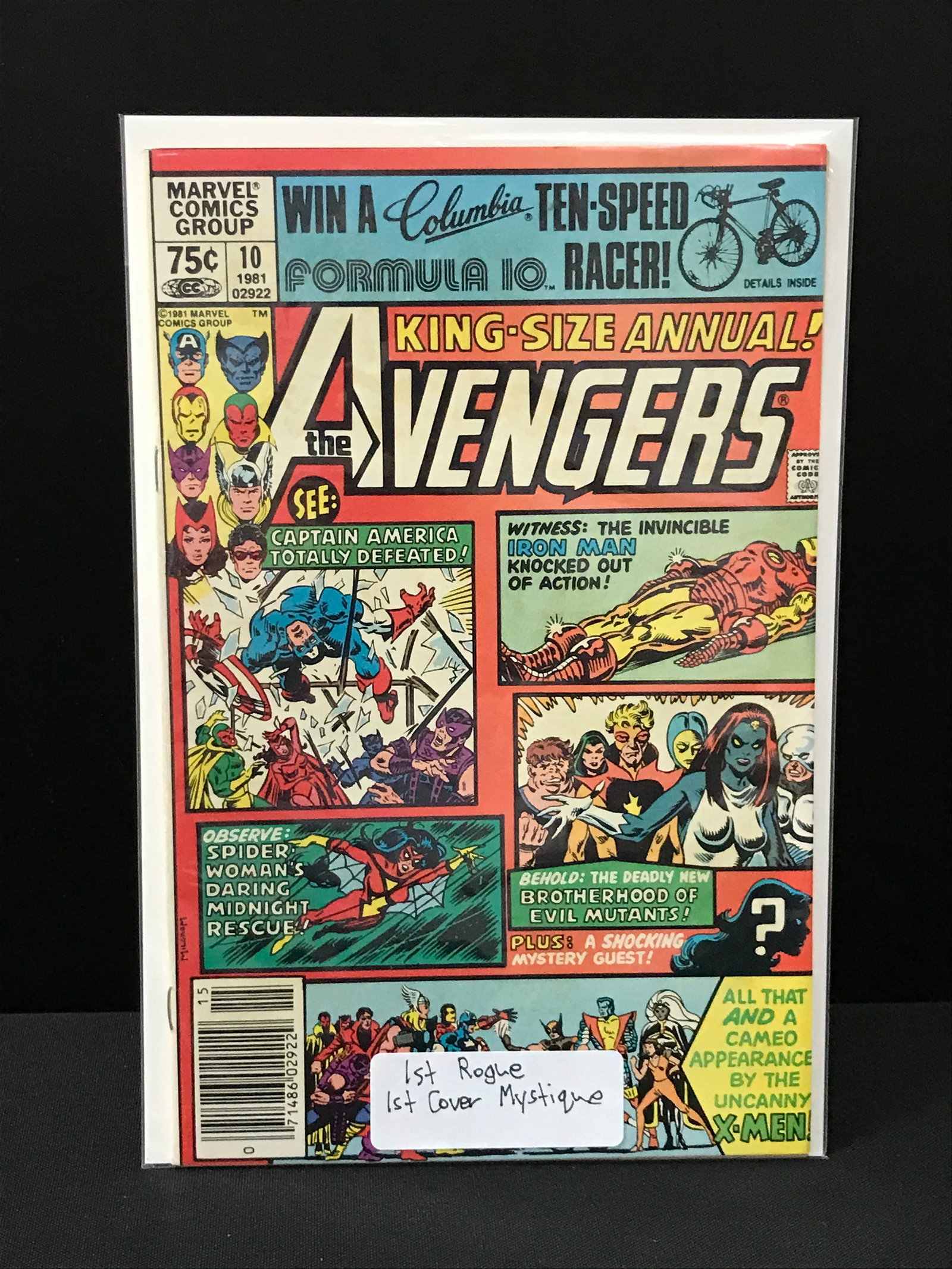 THE AVENGERS KING SIZED #10 - 1ST ROGUE - MARVEL COMICS: Prices are in Canadian dollars