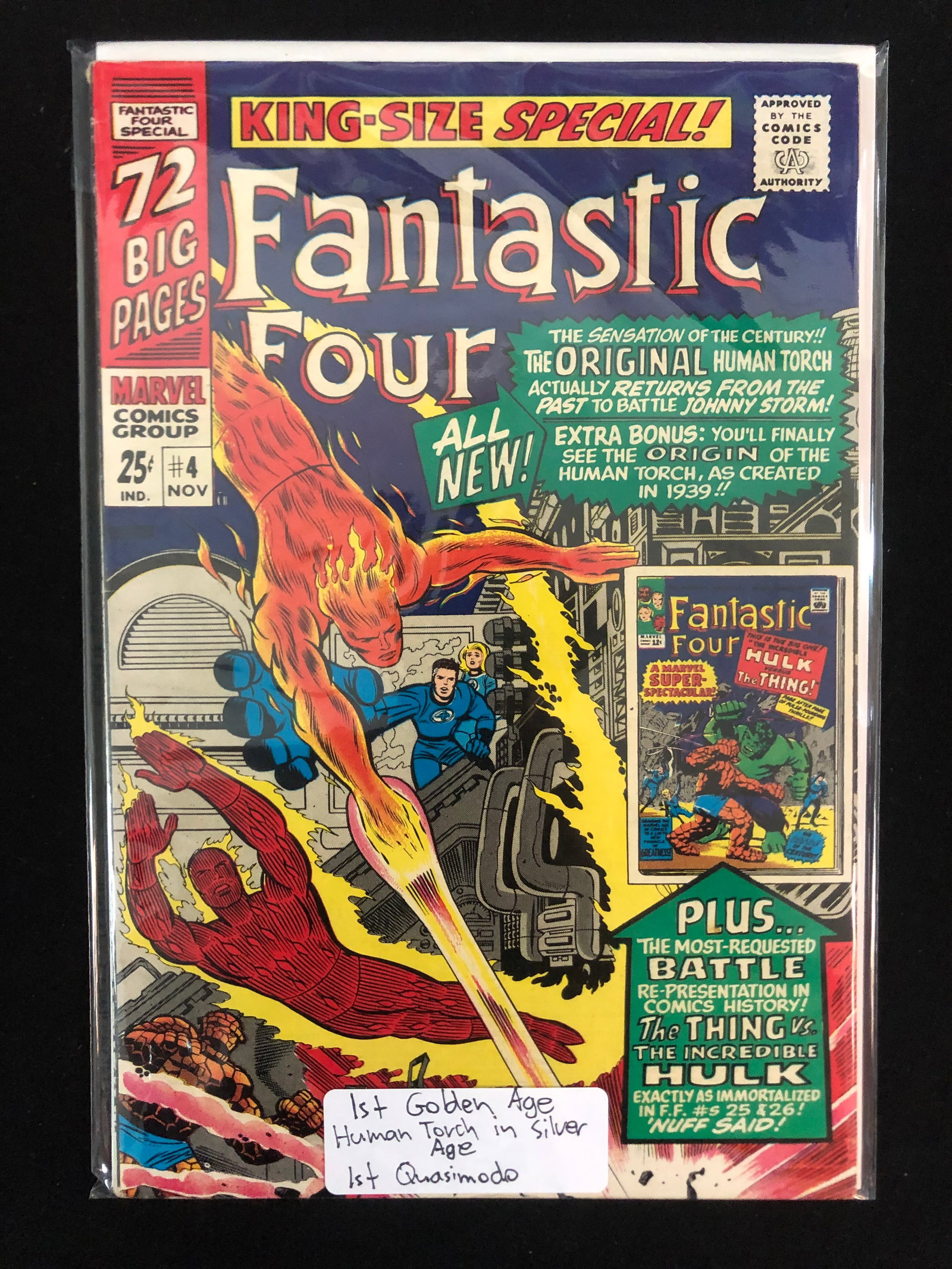 MARVEL COMICS NO.4 FANTASTIC FOUR: Prices are in Canadian Dollars