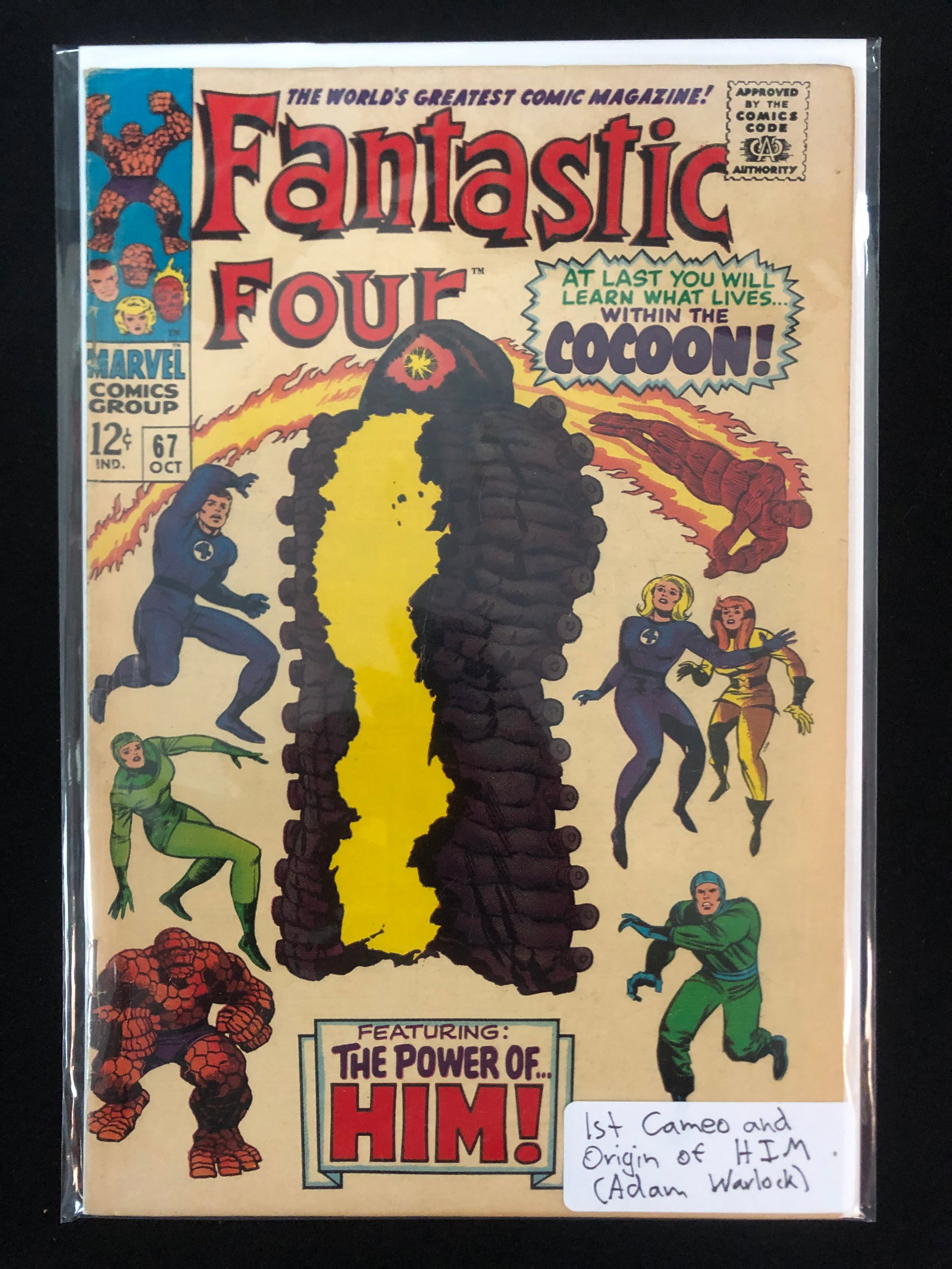 MARVEL COMICS NO.67 FANTASTIC FOUR 1ST CAMEO OF ADAM WARLOCK: Prices are in Canadian Dollars