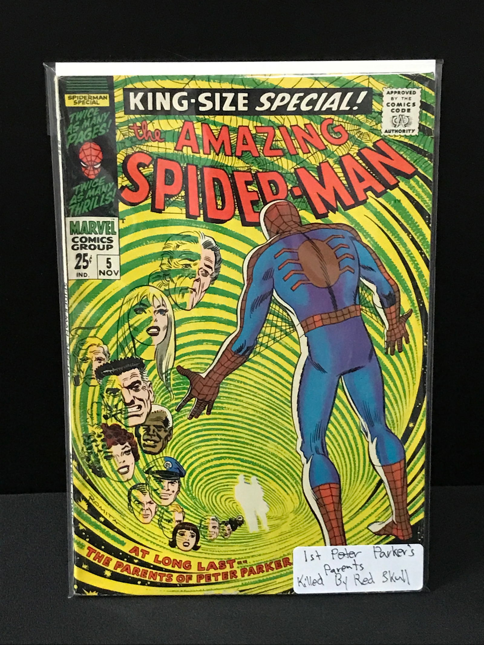 THE AMAZING SPIDERMAN KING SIZED SPECIAL #5 - MARVEL COMICS (1 of 1)