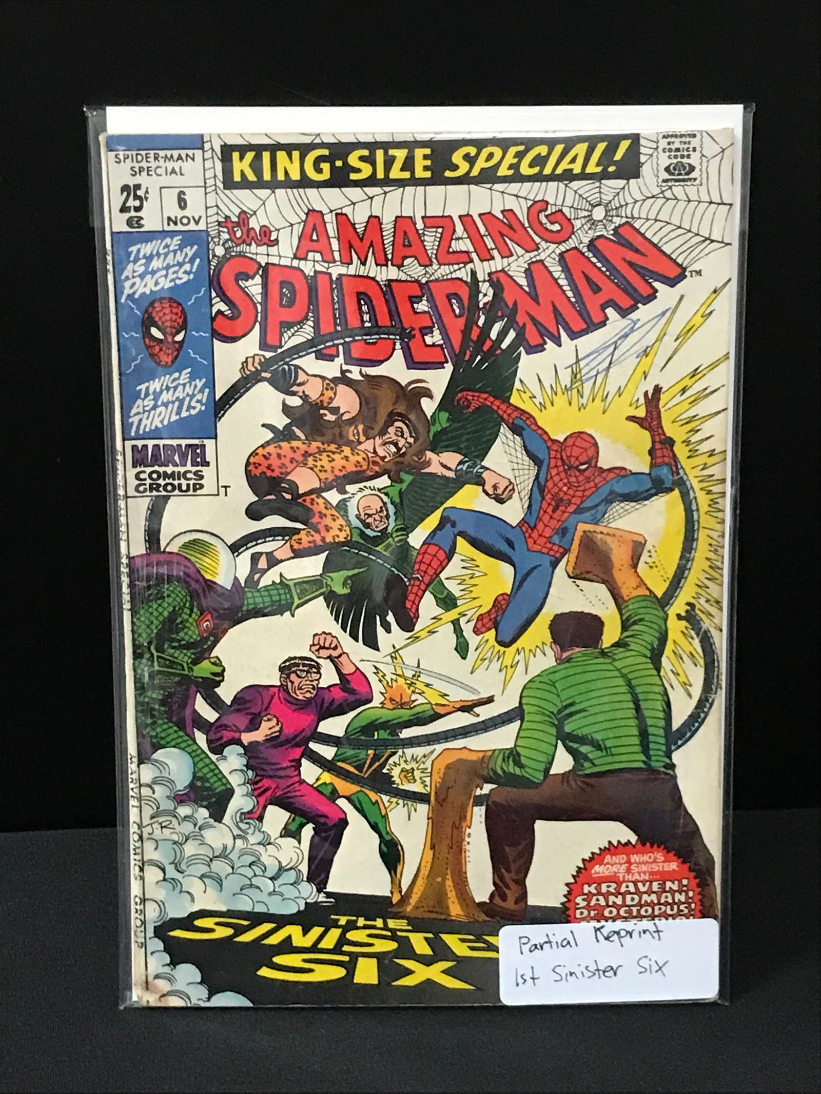 THE AMAZING SPIDERMAN KING SIZED SPECIAL #6 - MARVEL COMICS (1 of 1)