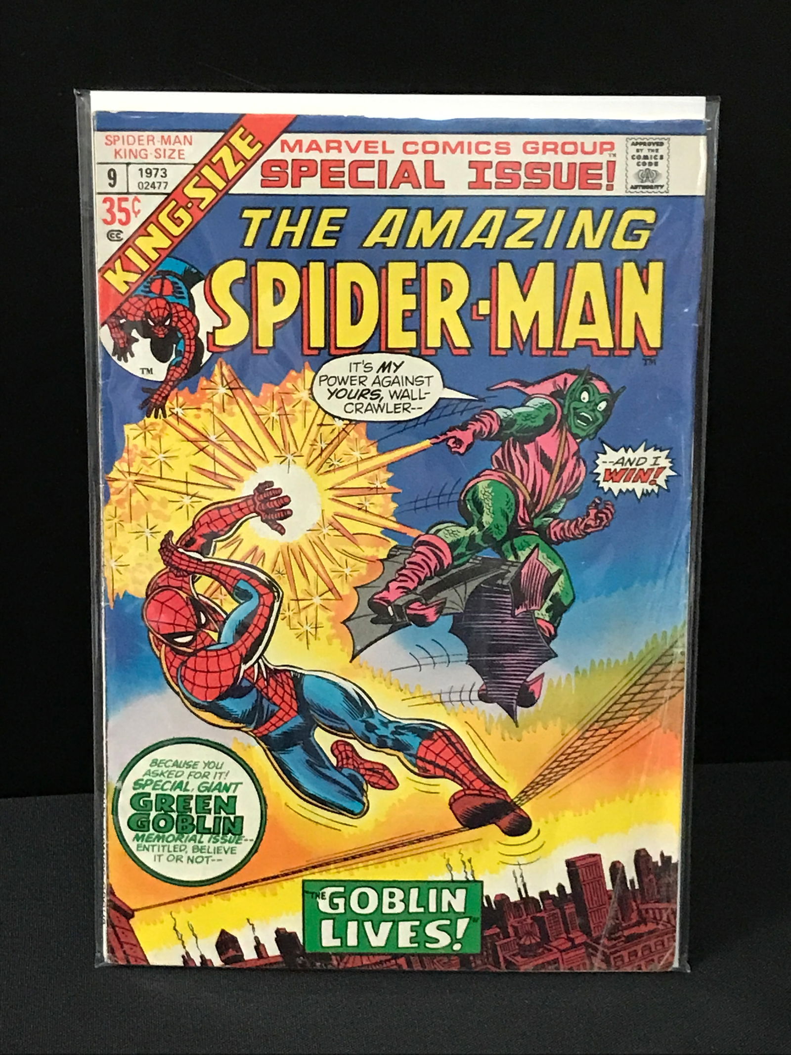 THE AMAZING SPIDERMAN KING SIZED SPECIAL #9 - MARVEL COMICS (1 of 1)