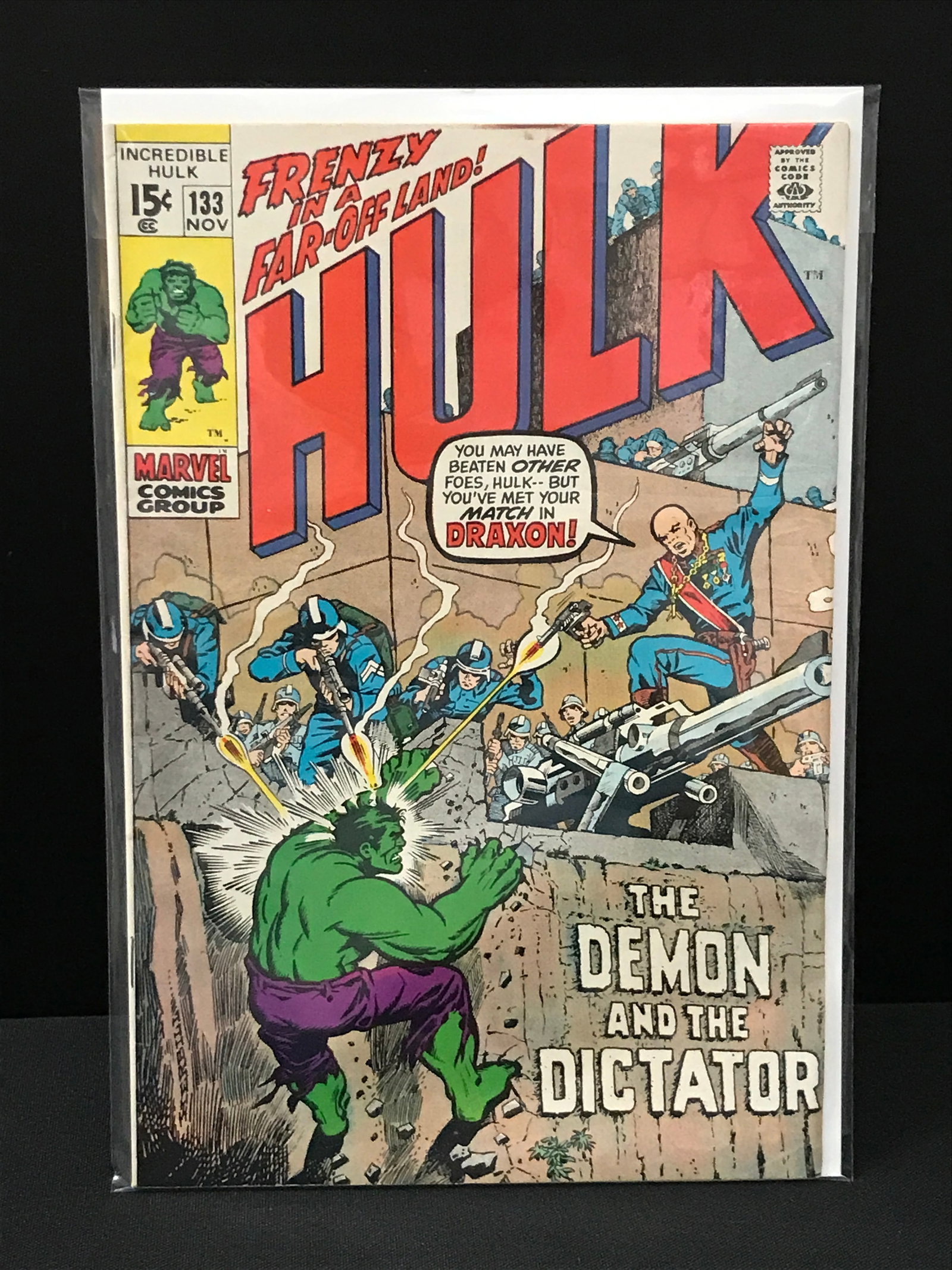 THE INCREDIBLE HULK #133 (MARVEL COMICS): Prices are in Canadian Dollars