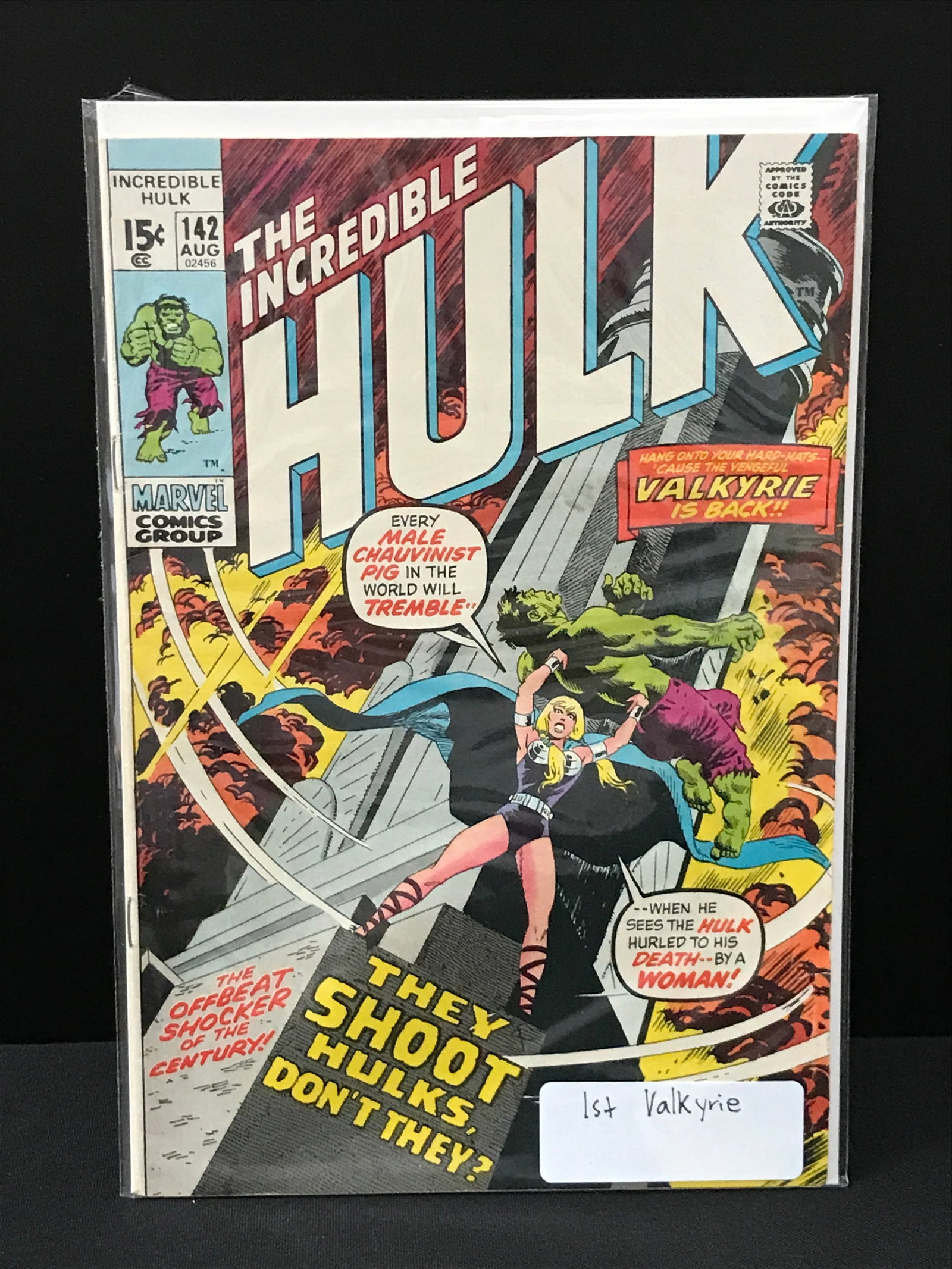 THE INCREDIBLE HULK #142 1ST VALKYRIE (MARVEL COMICS): Prices are in Canadian Dollars