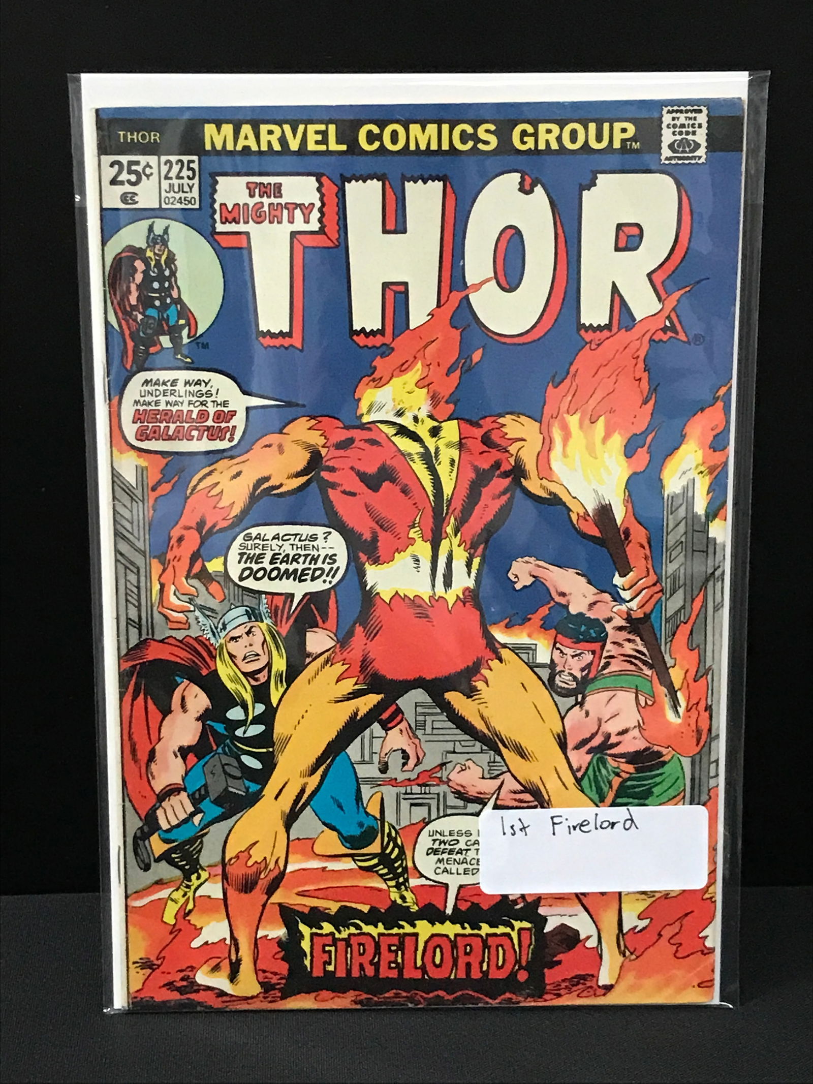 THE MIGHTY THOR #225 1ST FIRELORD - MARVEL COMICS (1 of 1)