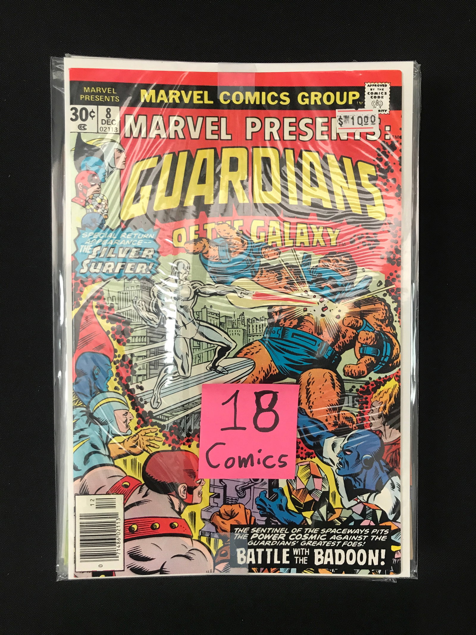 LOT OF 18 COMICS INCLUDING MARVEL PRESENTS - GUARDIANS OF THE GALAXY: Prices are in Canadian dollars